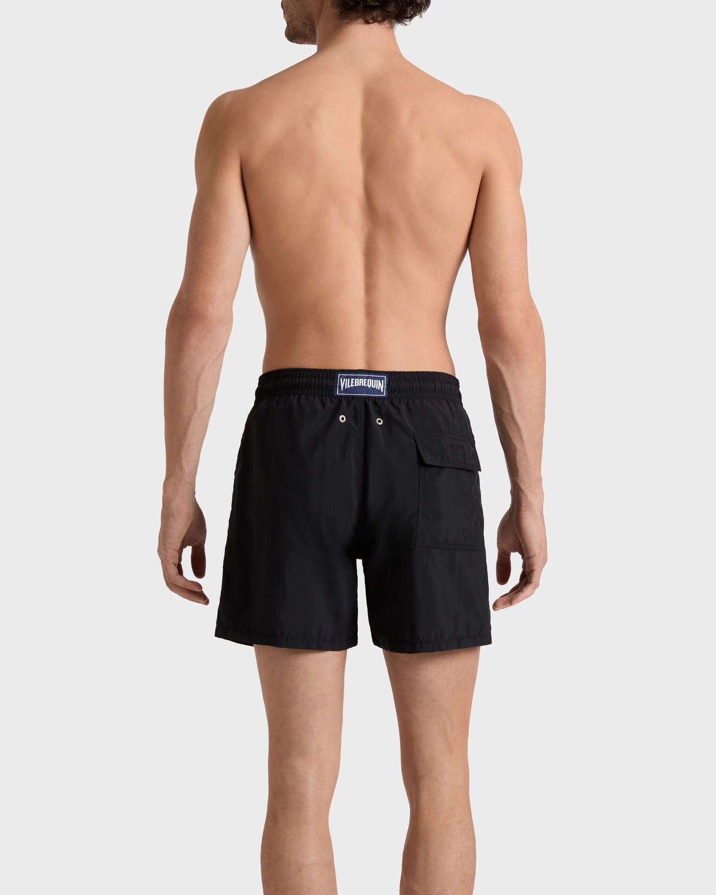 Vilebrequin Men Swim Shorts Solid - Black
