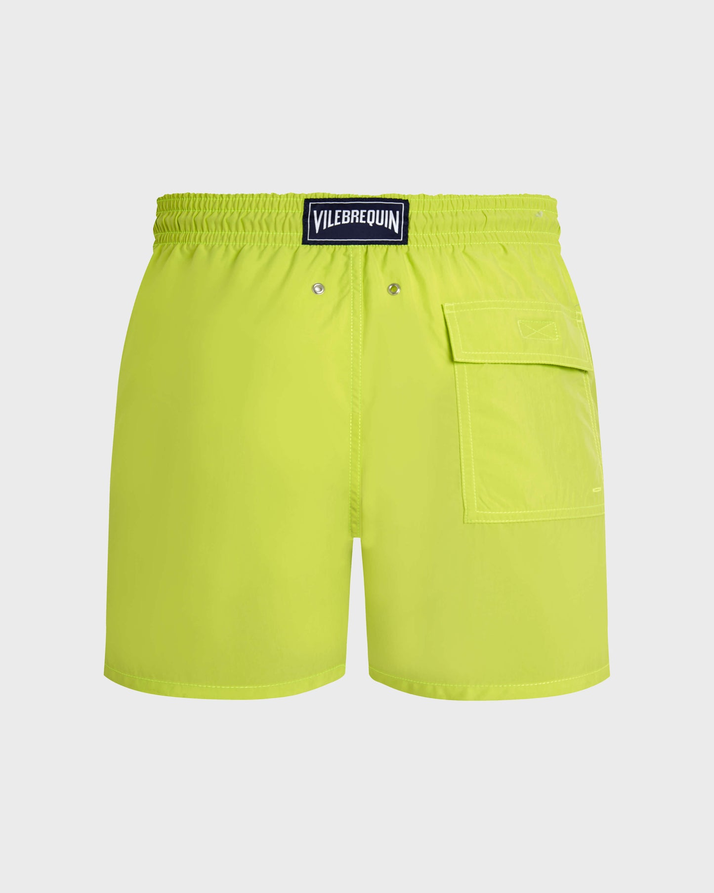 Vilebrequin Men Swim Trunks Water-reactive Hypnoctopus - Green Acide