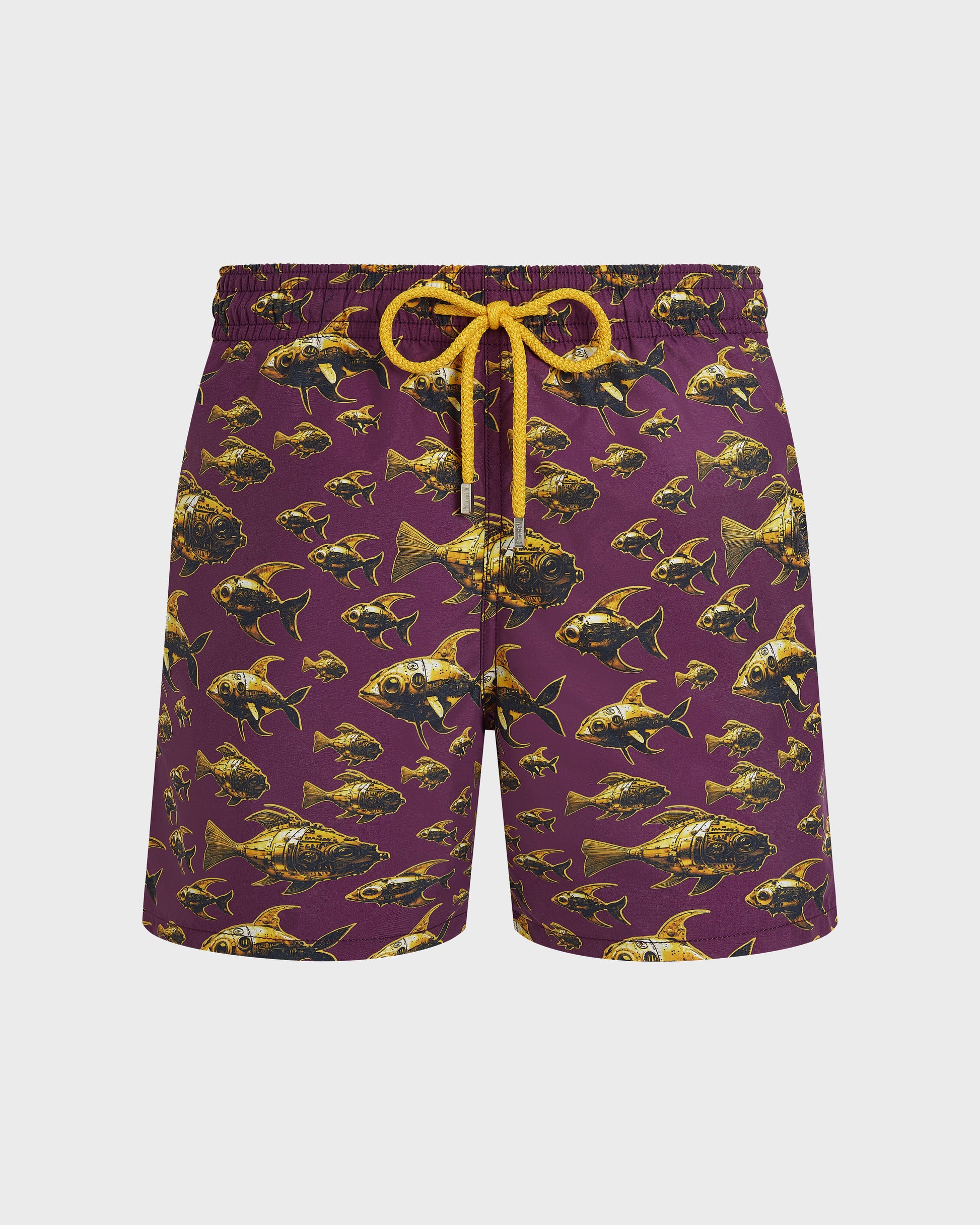 Vilebrequin Men Swim Trunks Meca Fish - Purple Kerala