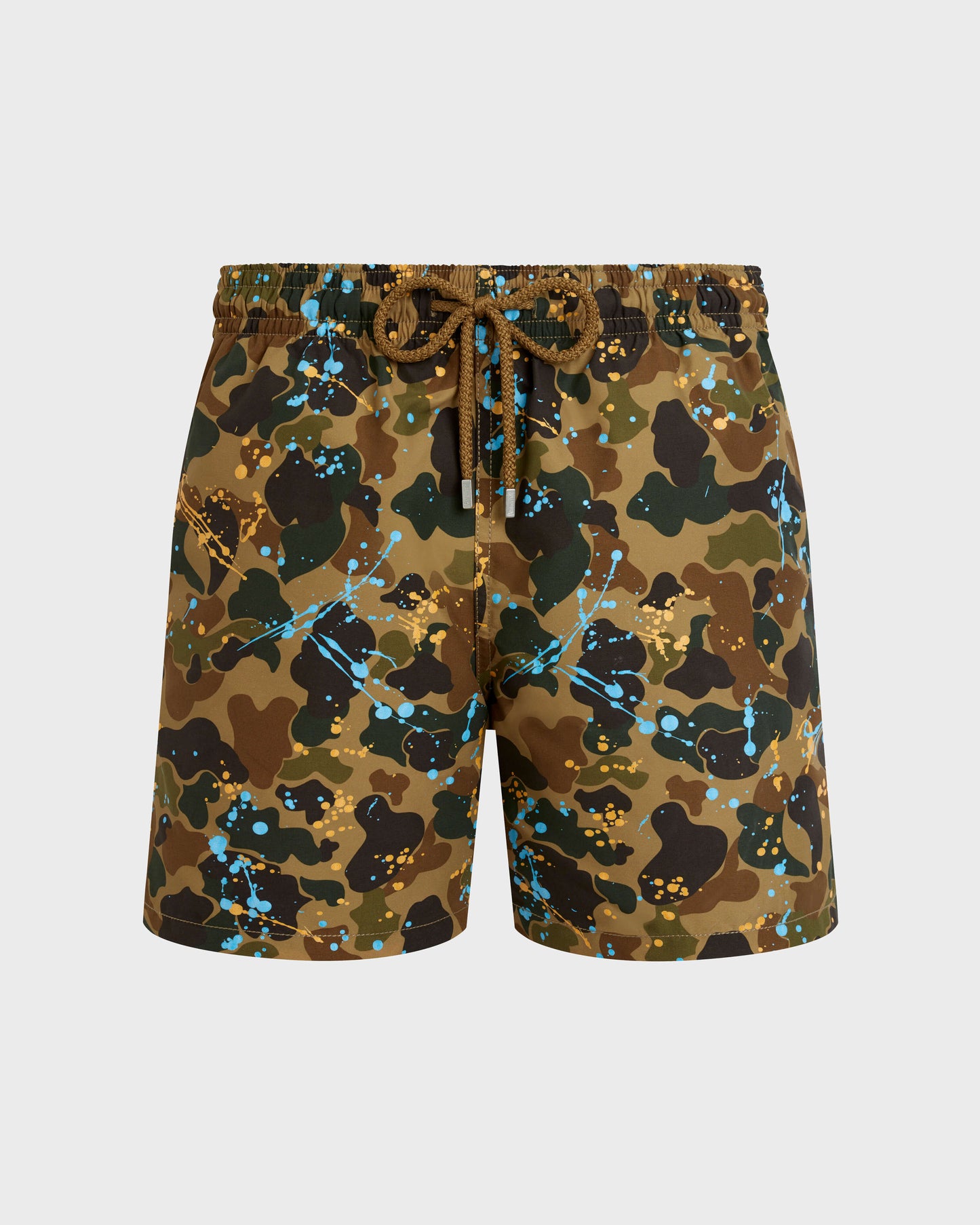 Vilebrequin Men Swim Shorts Camo Splash - VBQ x Palm Angels