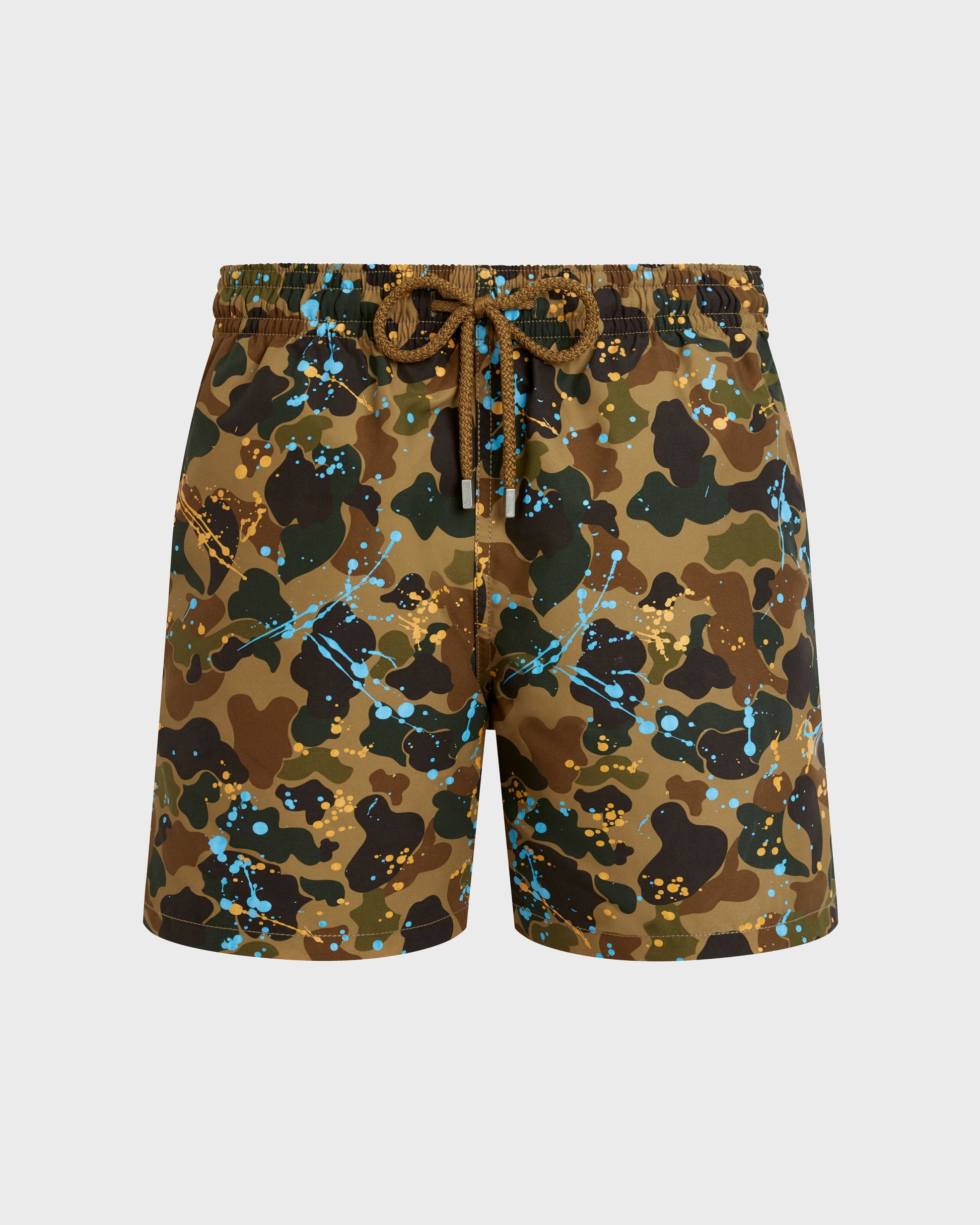 Vilebrequin Men Swim Shorts Camo Splash - VBQ x Palm Angels