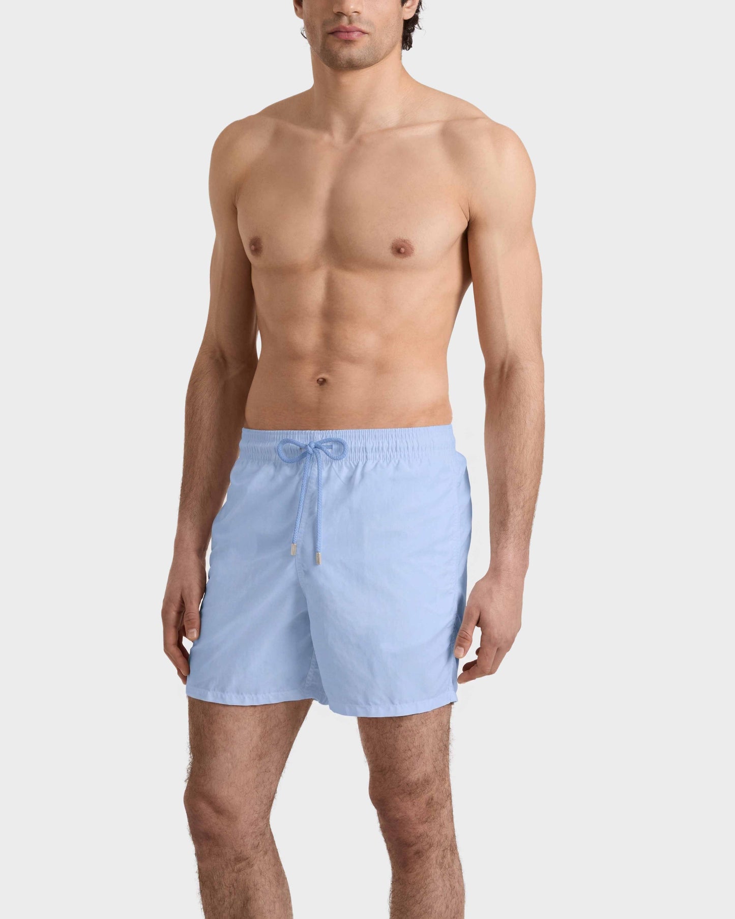 Vilebrequin Men Swim Shorts Solid - Blue Flax flower