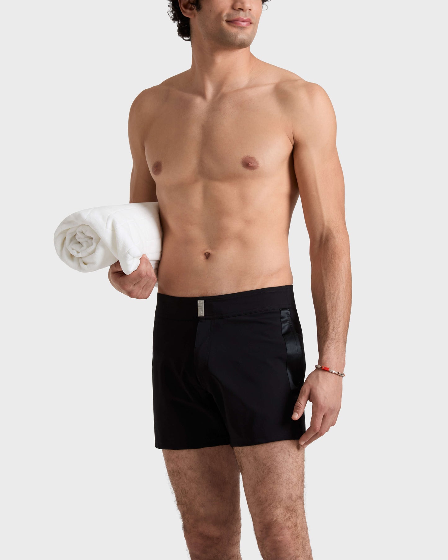 Vilebrequin Men Flat belt Swim Shorts Tailoring