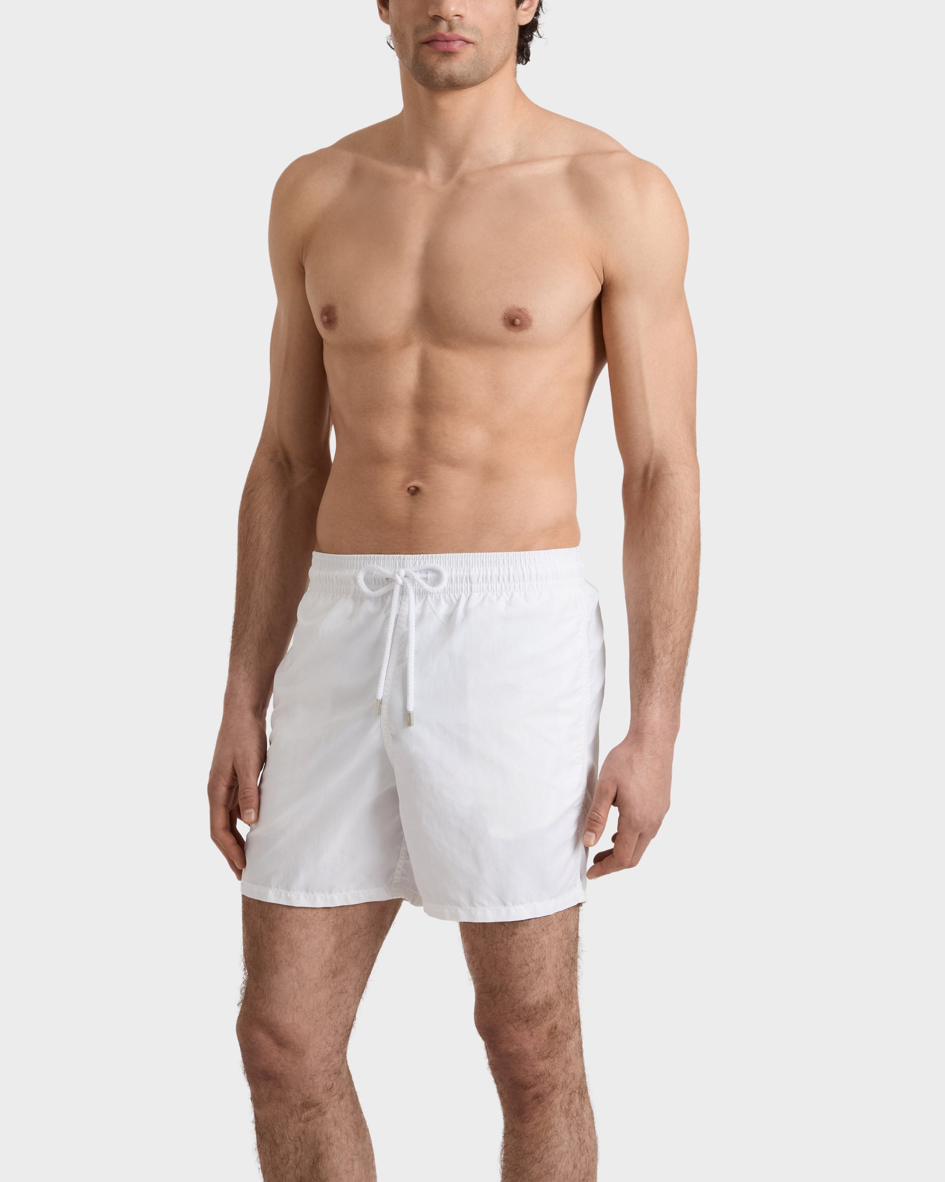 Vilebrequin Men Swim Shorts Solid - White