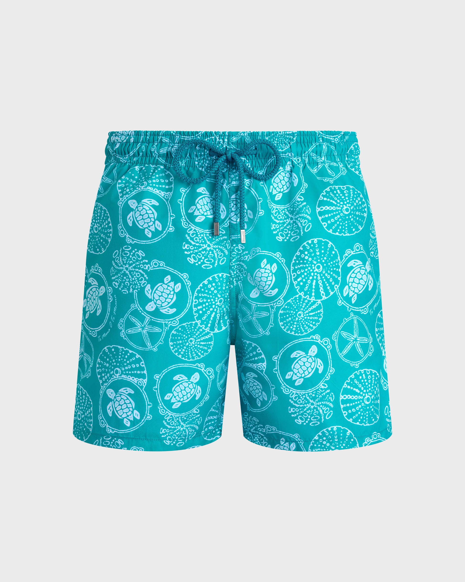Vilebrequin Men Swim shorts Oursins Bicolores - Disco green