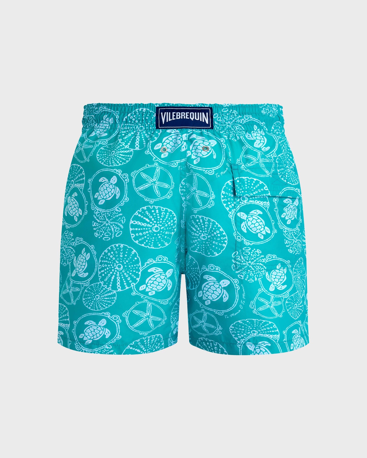 Vilebrequin Men Swim shorts Oursins Bicolores - Disco green