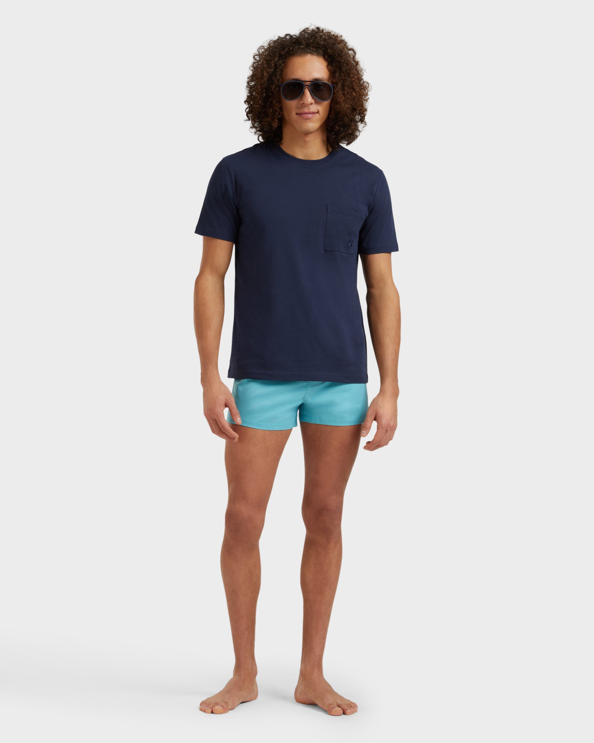 Vilebrequin Men Swimwear Short and Fitted Stretch Solid | Site Vilebrequin | MANH9E00