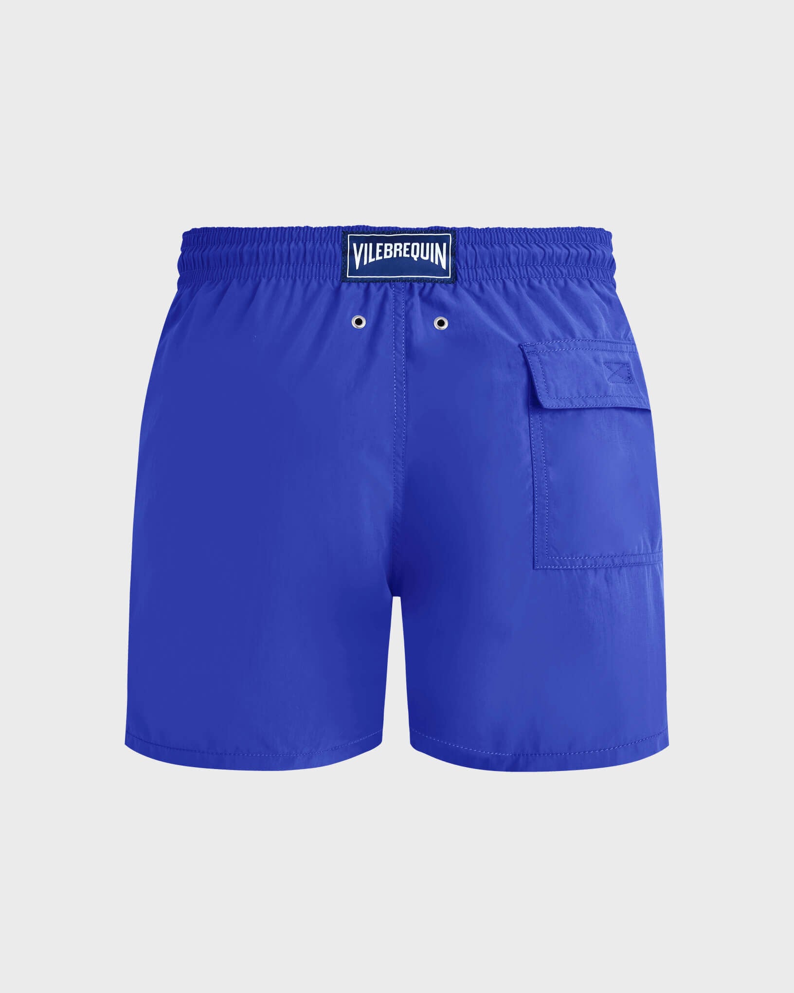 Vilebrequin Men Swim shorts Ronde Des Tortues Maxi Water-reactive - Blue Marrakech