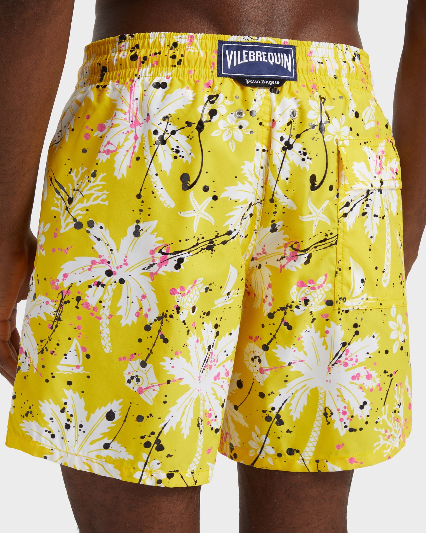 Vilebrequin Men Swim Shorts Hawai Splash - VBQ x Palm Angels
