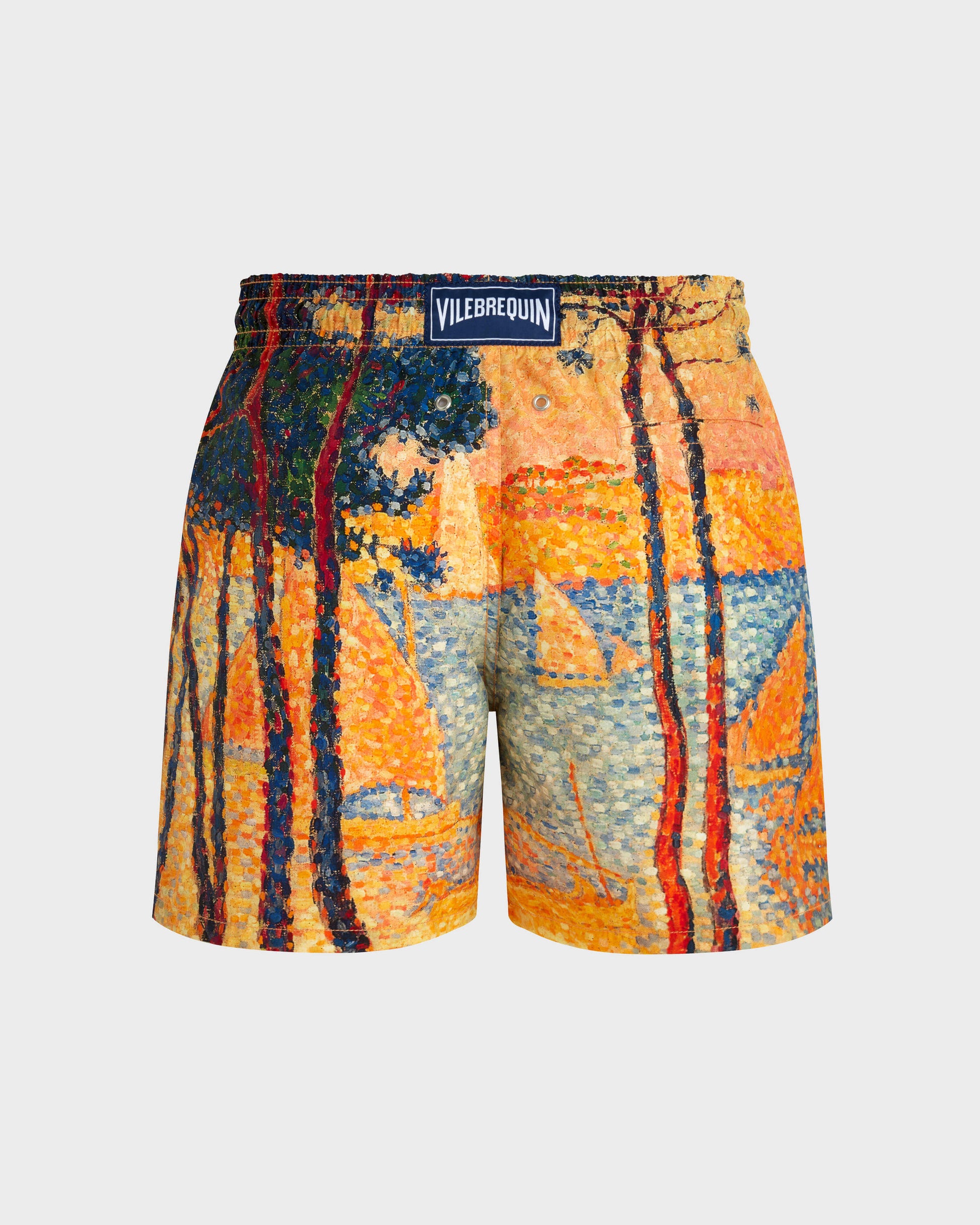 Vilebrequin Men 360 Swim Shorts Voile et Pins - Vilebrequin x Paul Signac
