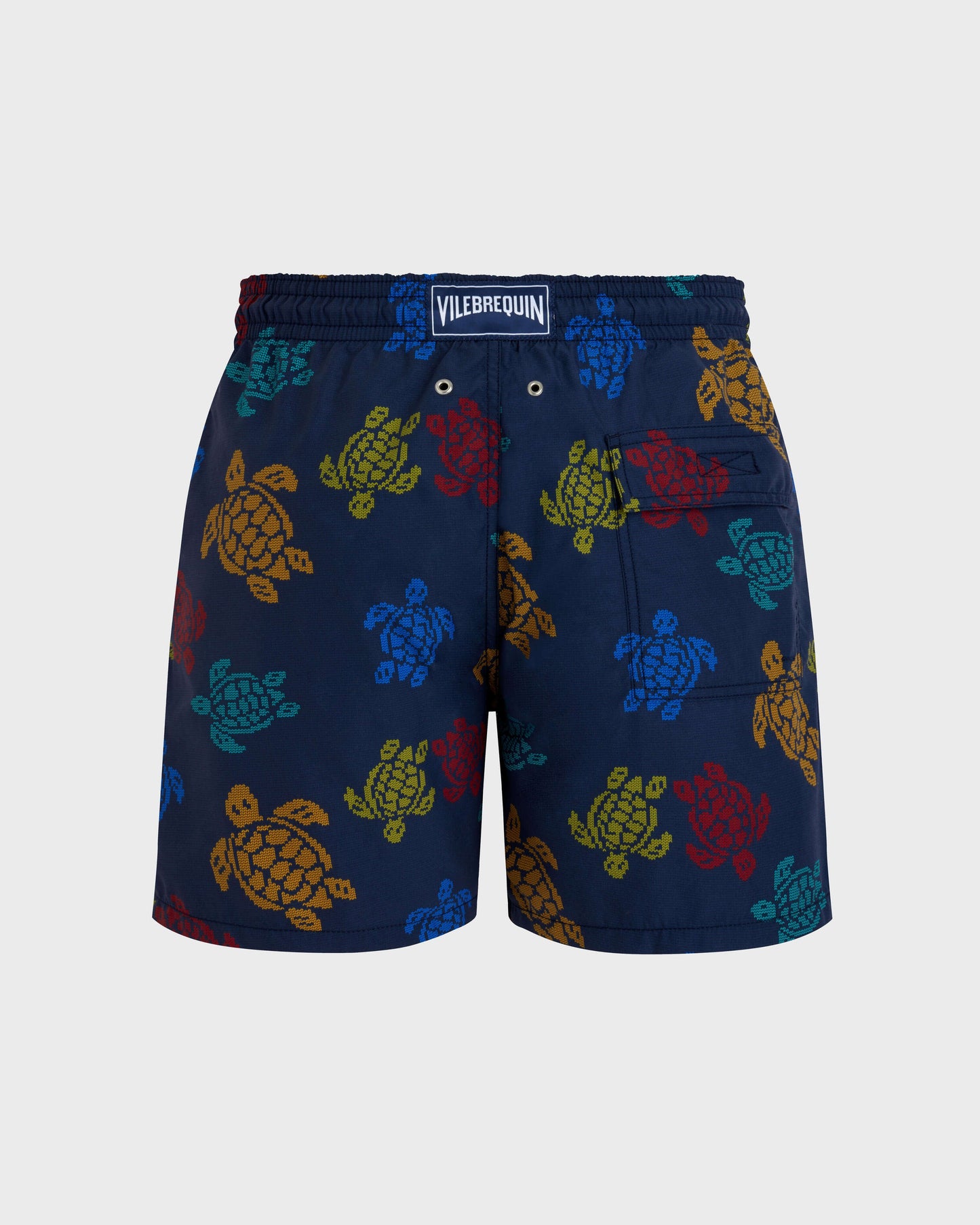 Vilebrequin Men Swim Shorts Ronde des Tortues Tricot