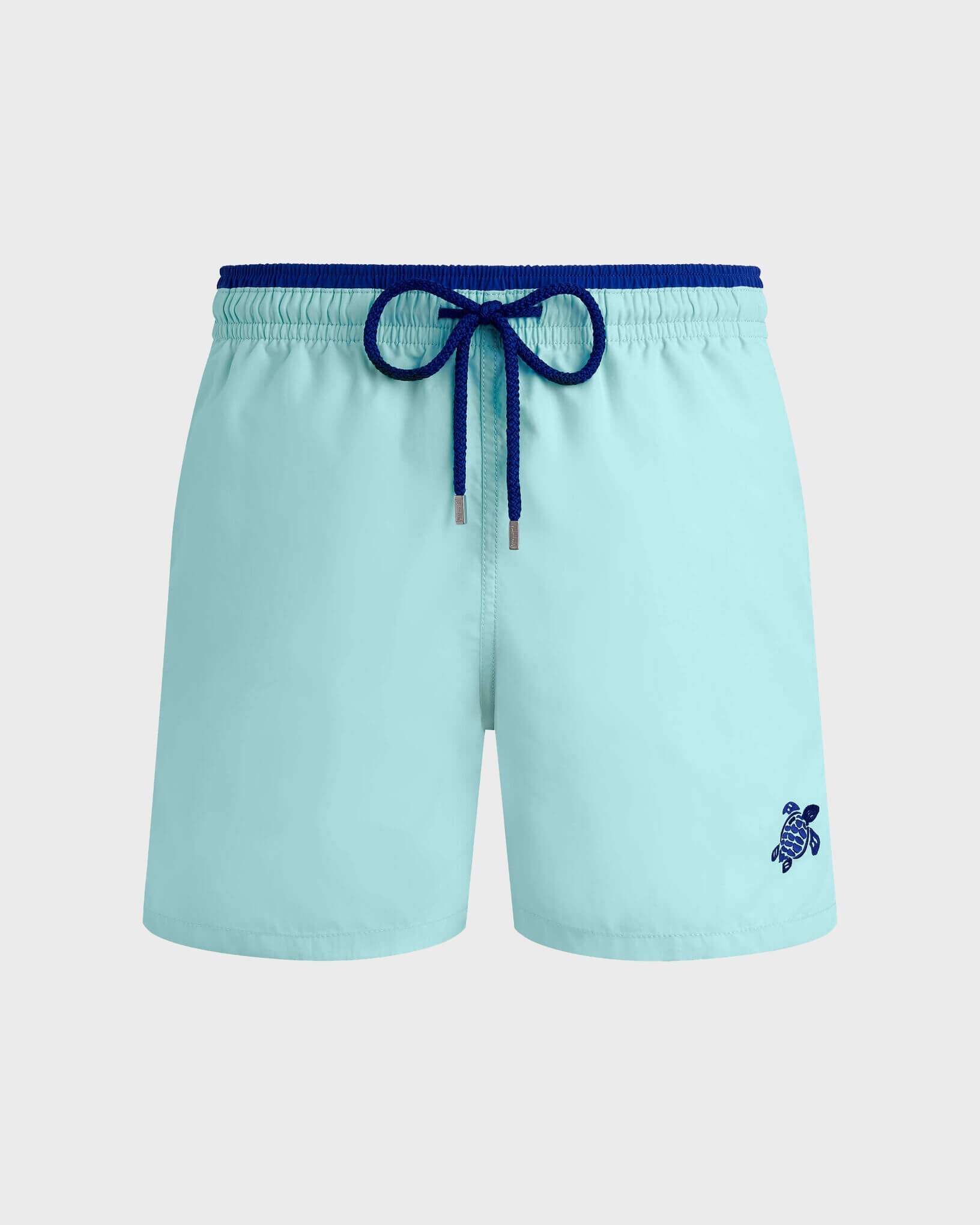 Vilebrequin Men Swim Shorts Solid Bicolore - Blue note Swimwear