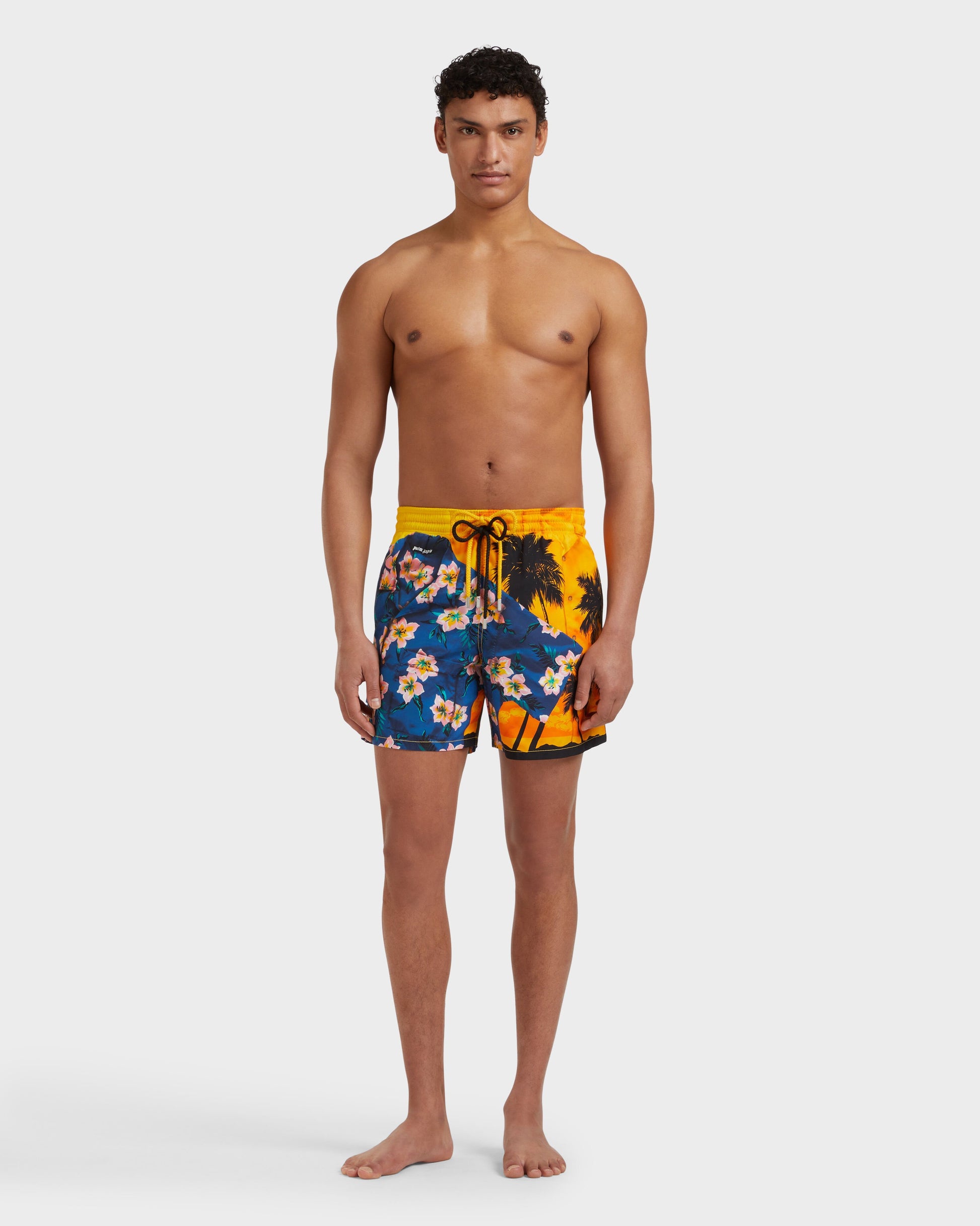 Vilebrequin Men Swim Shorts Hawaiian Mix - VBQ x Palm Angels
