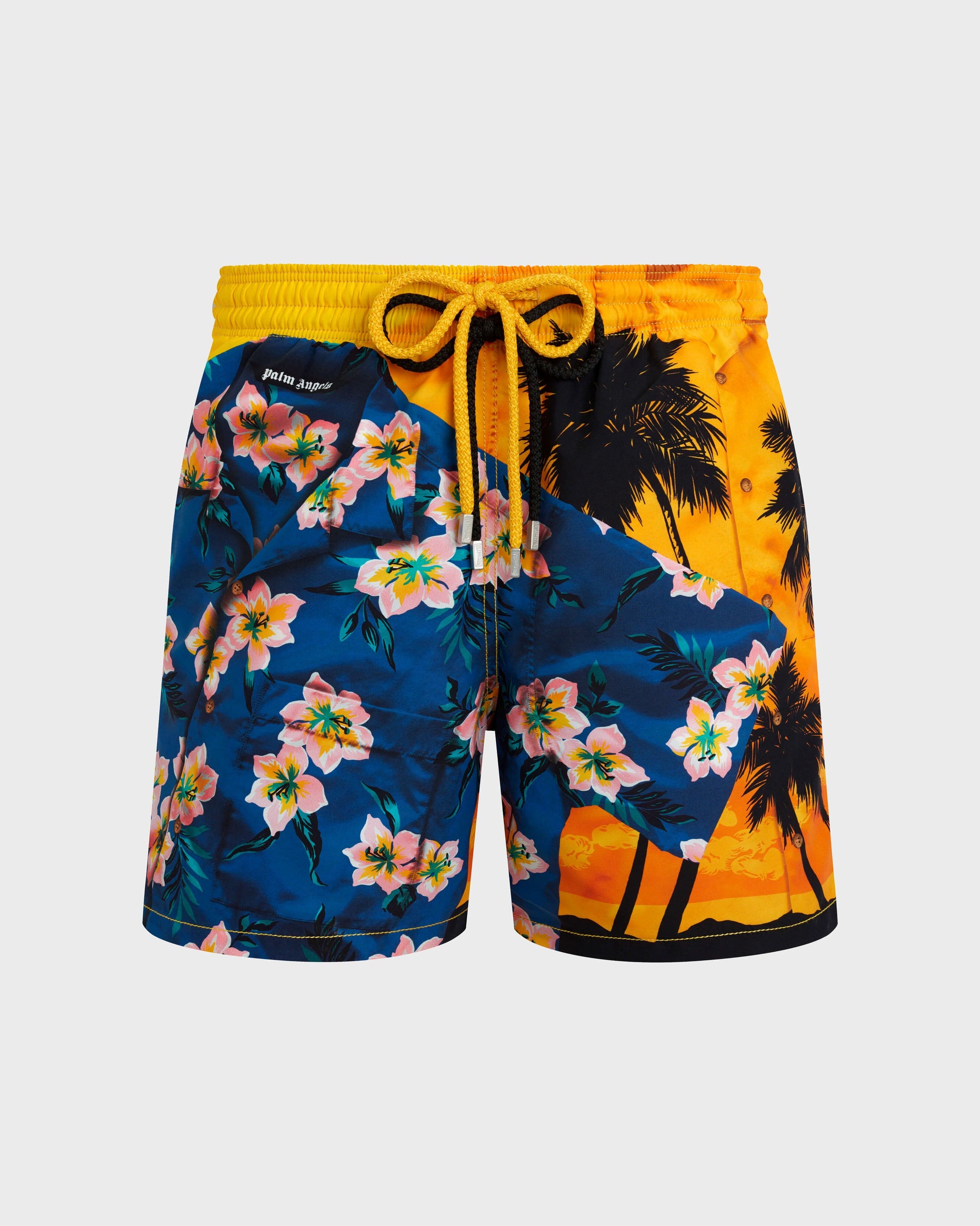 Vilebrequin Men Swim Shorts Hawaiian Mix - VBQ x Palm Angels