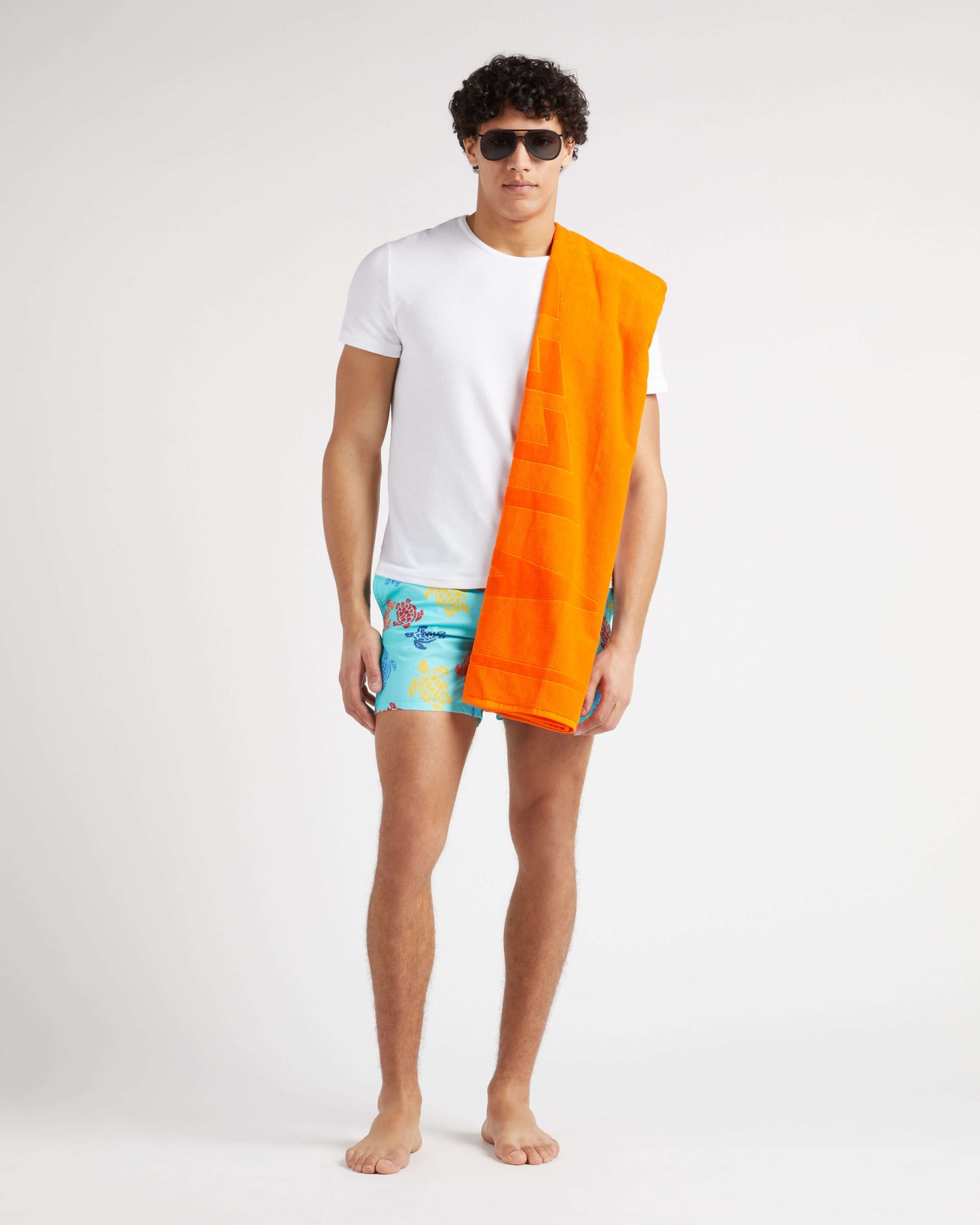 Vilebrequin Men Swim Shorts Ronde des Tortues Tricot