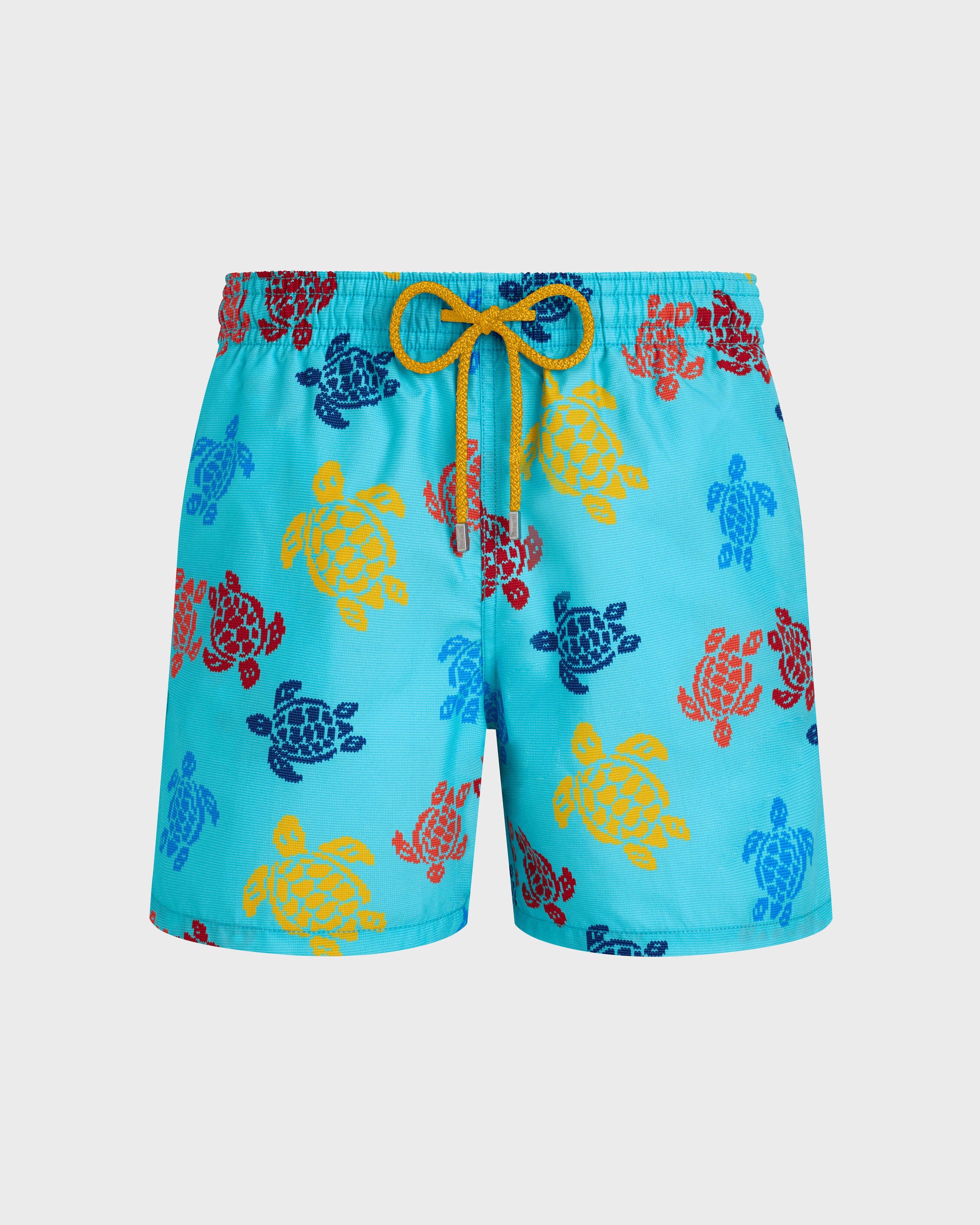 Vilebrequin Men Swim Shorts Ronde des Tortues Tricot