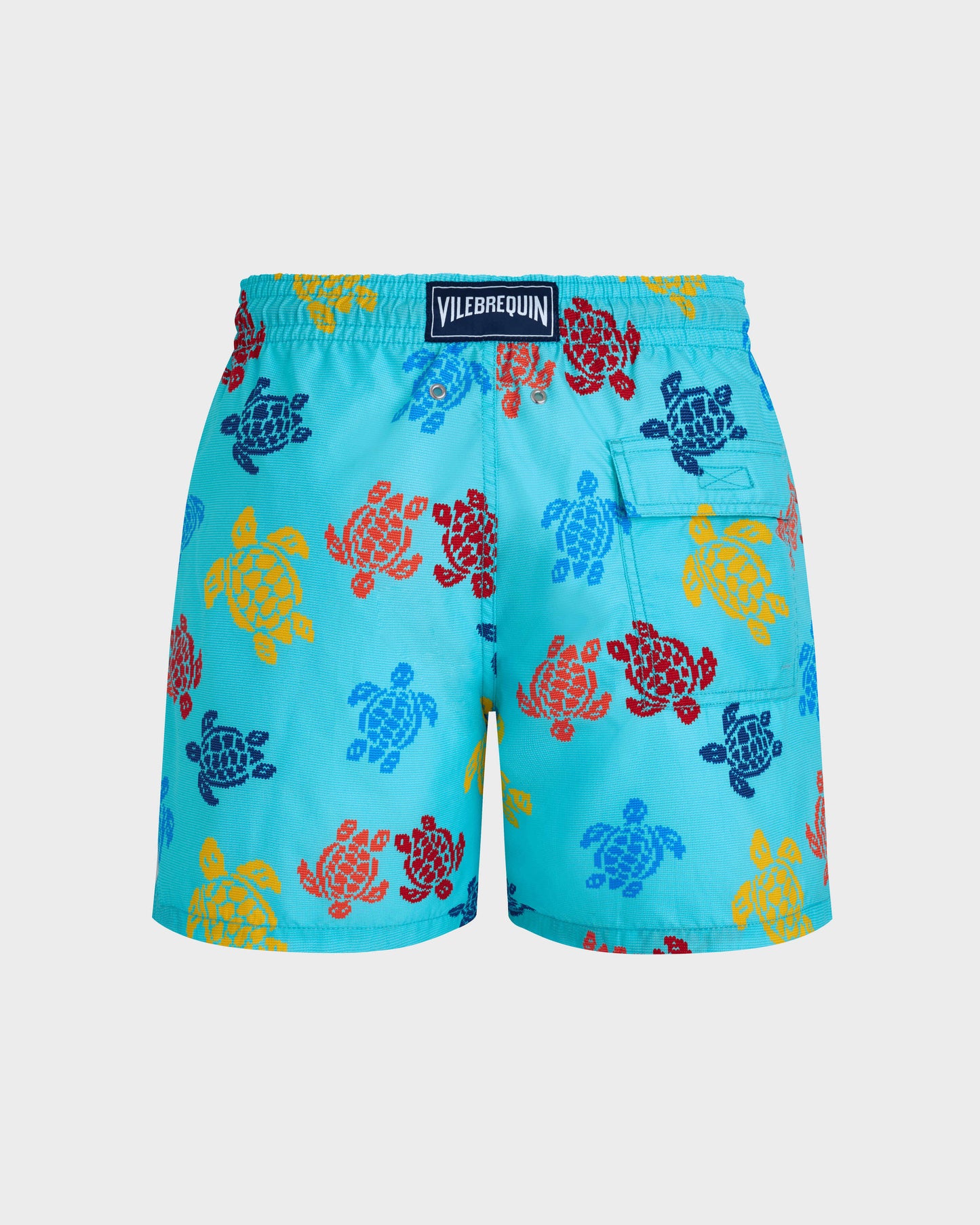 Vilebrequin Men Swim Shorts Ronde des Tortues Tricot