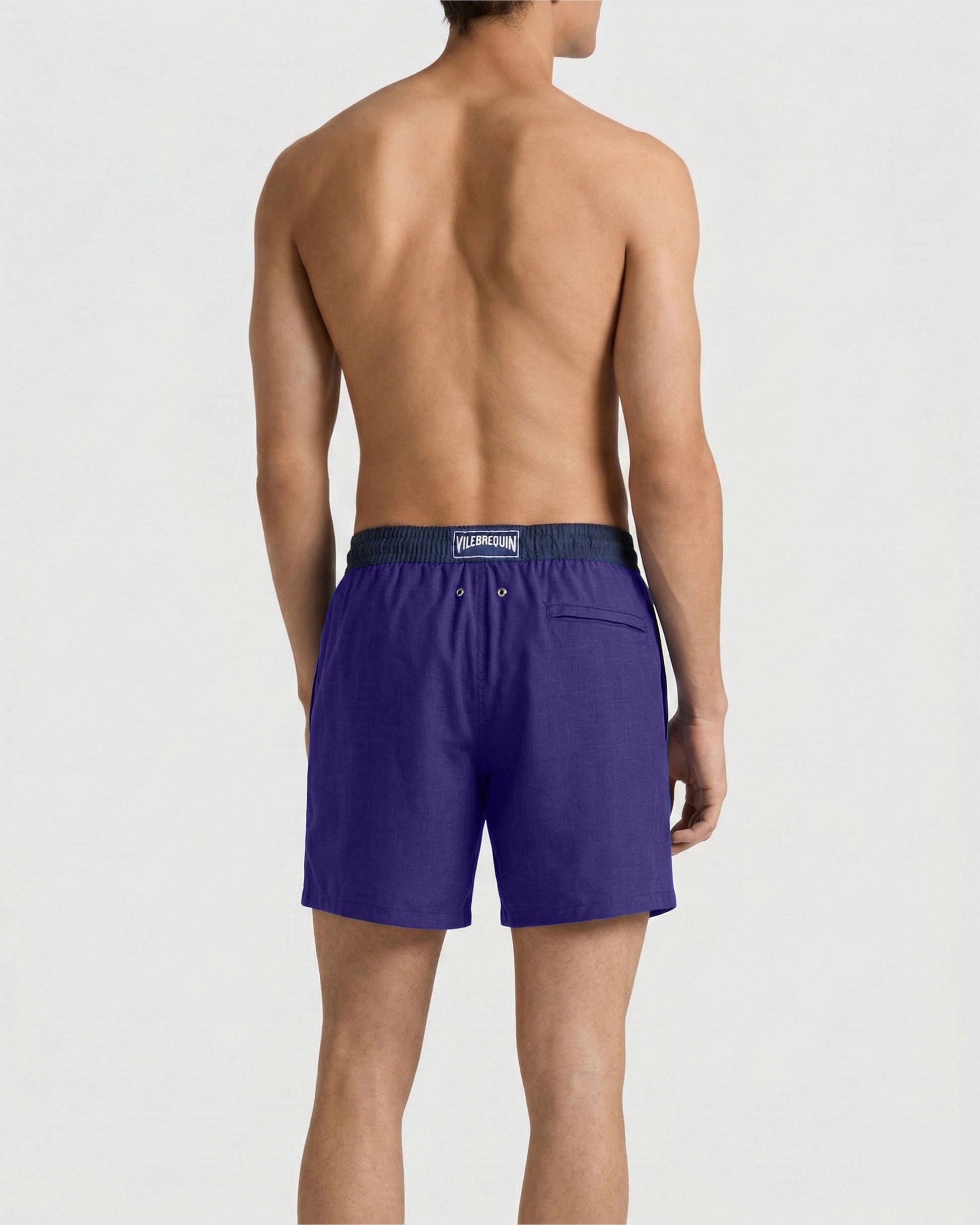 Vilebrequin Men Ultrafine Wool Swim Shorts Super 120'S