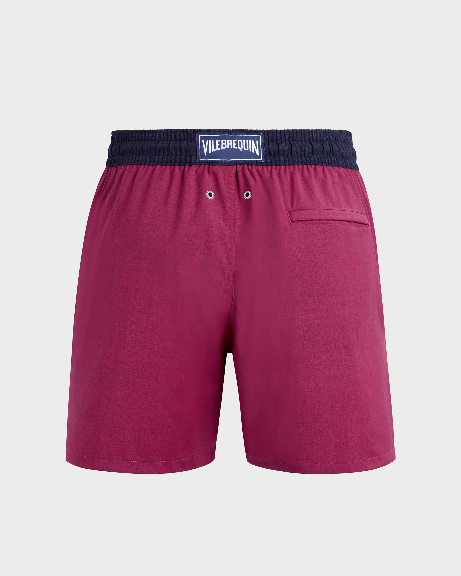 Vilebrequin Men Wool Swim Shorts - Red Crimson purple Site | MGUU3L51