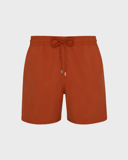 Vilebrequin Men Swim Shorts Solid - Vilebrequin x Highsnobiety - Red Rooibos Website | MOOZ3A00