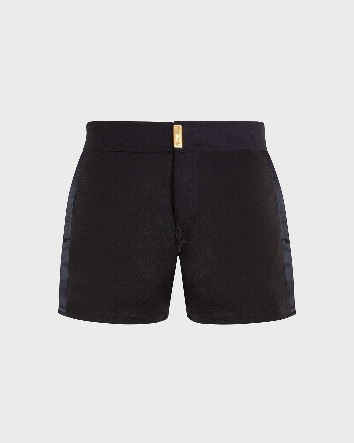Vilebrequin Men Wool Swim Shorts Tailoring - Black
