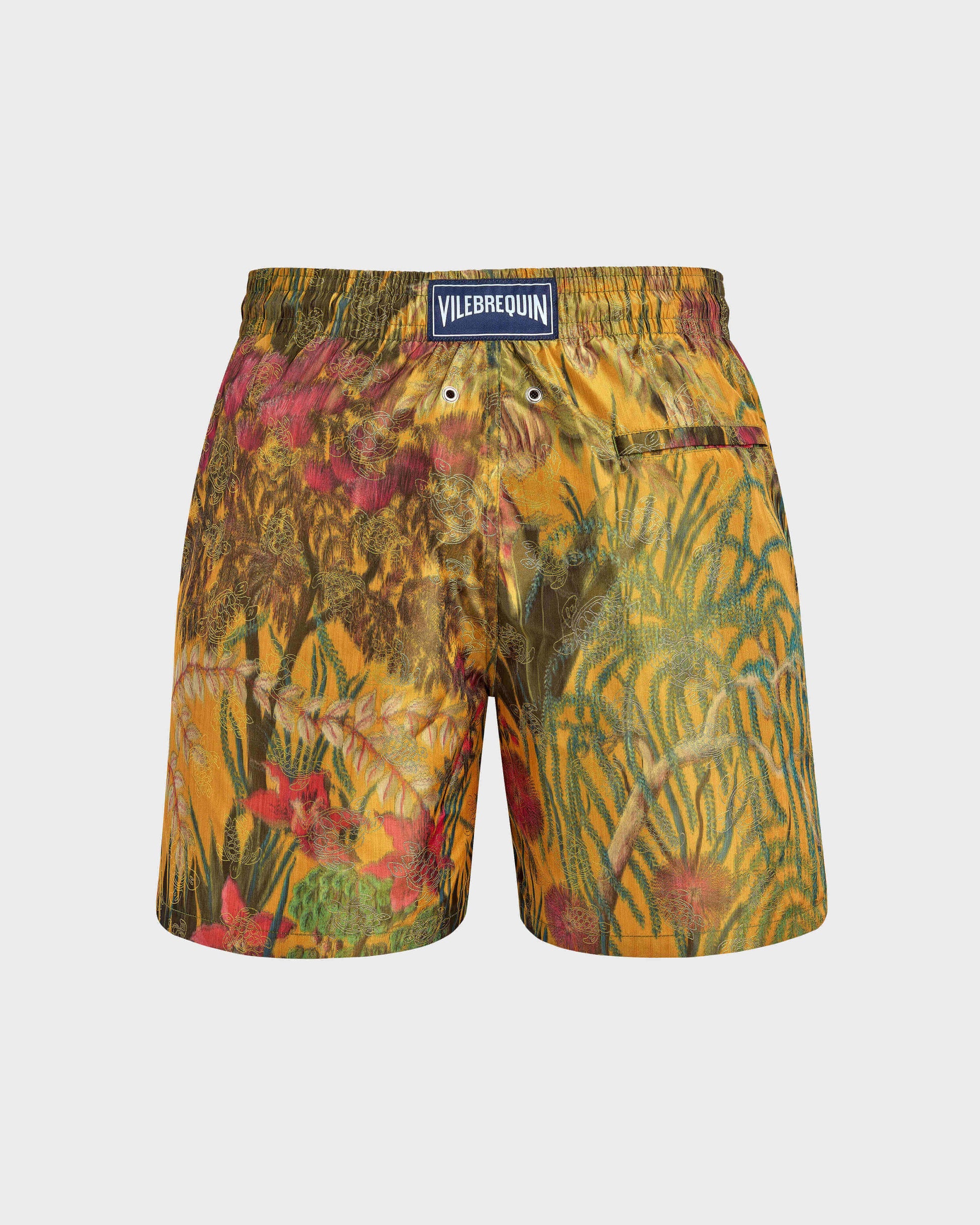 Vilebrequin Men Silk Swim Shorts Mystère  - Vilebrequin x Maison BUCOL