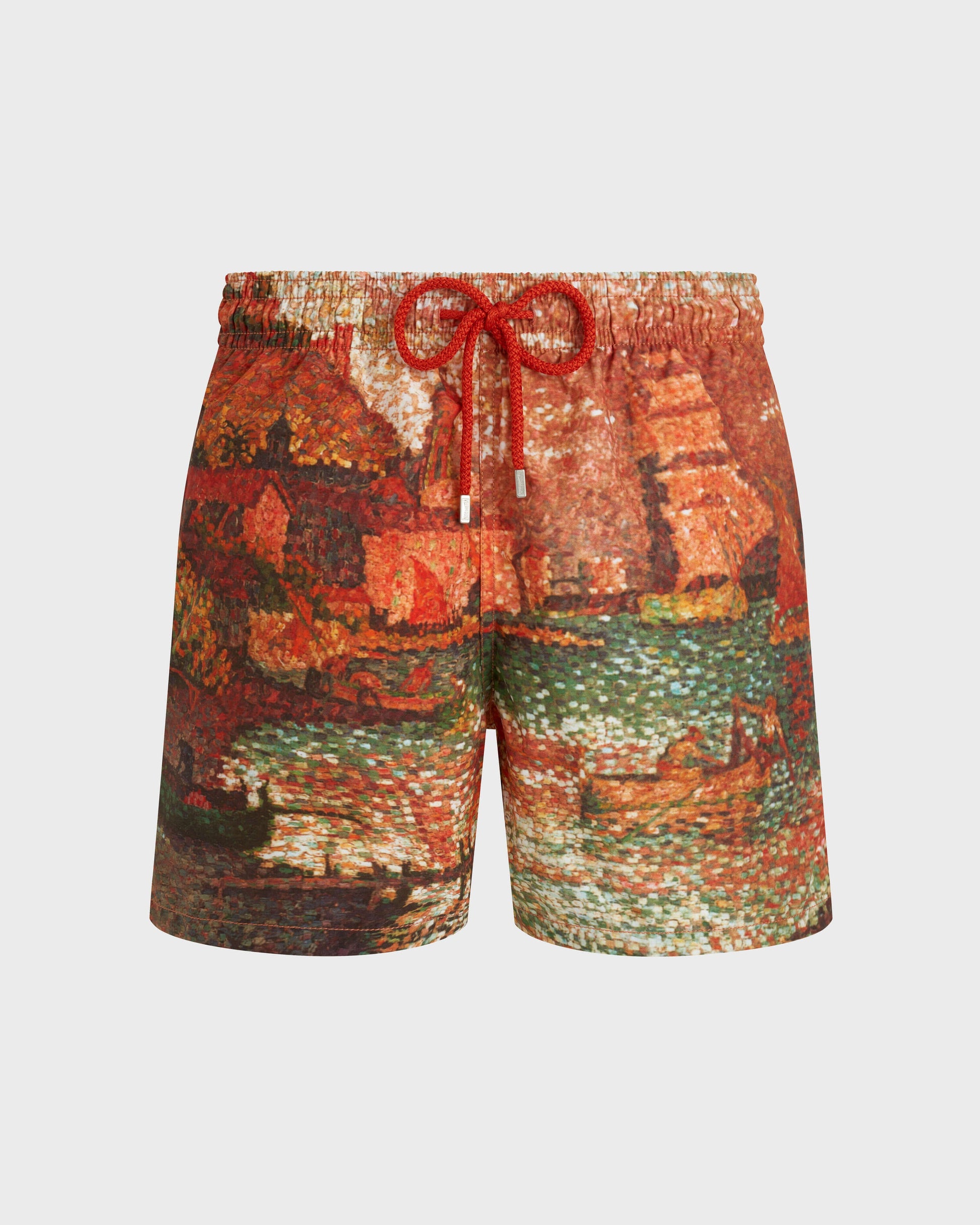 Vilebrequin Men 360 Swim Shorts Sortie Du Port De St Tropez - Vilebrequin x Paul Signac
