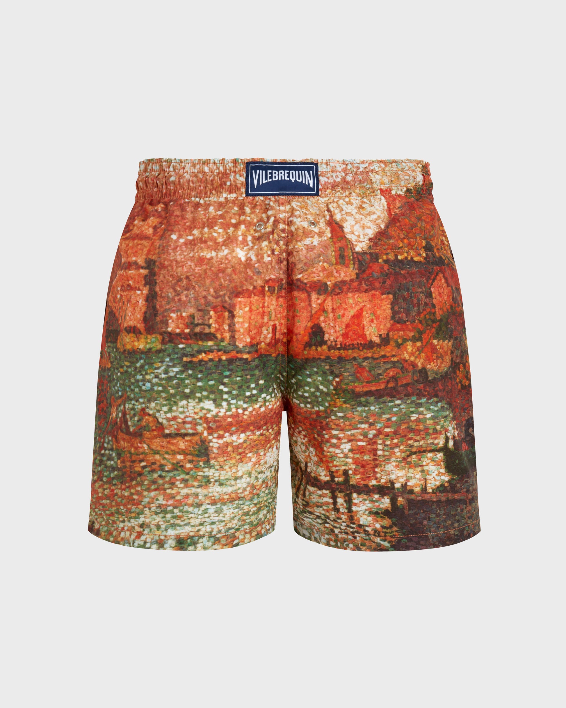 Vilebrequin Men 360 Swim Shorts Sortie Du Port De St Tropez - Vilebrequin x Paul Signac