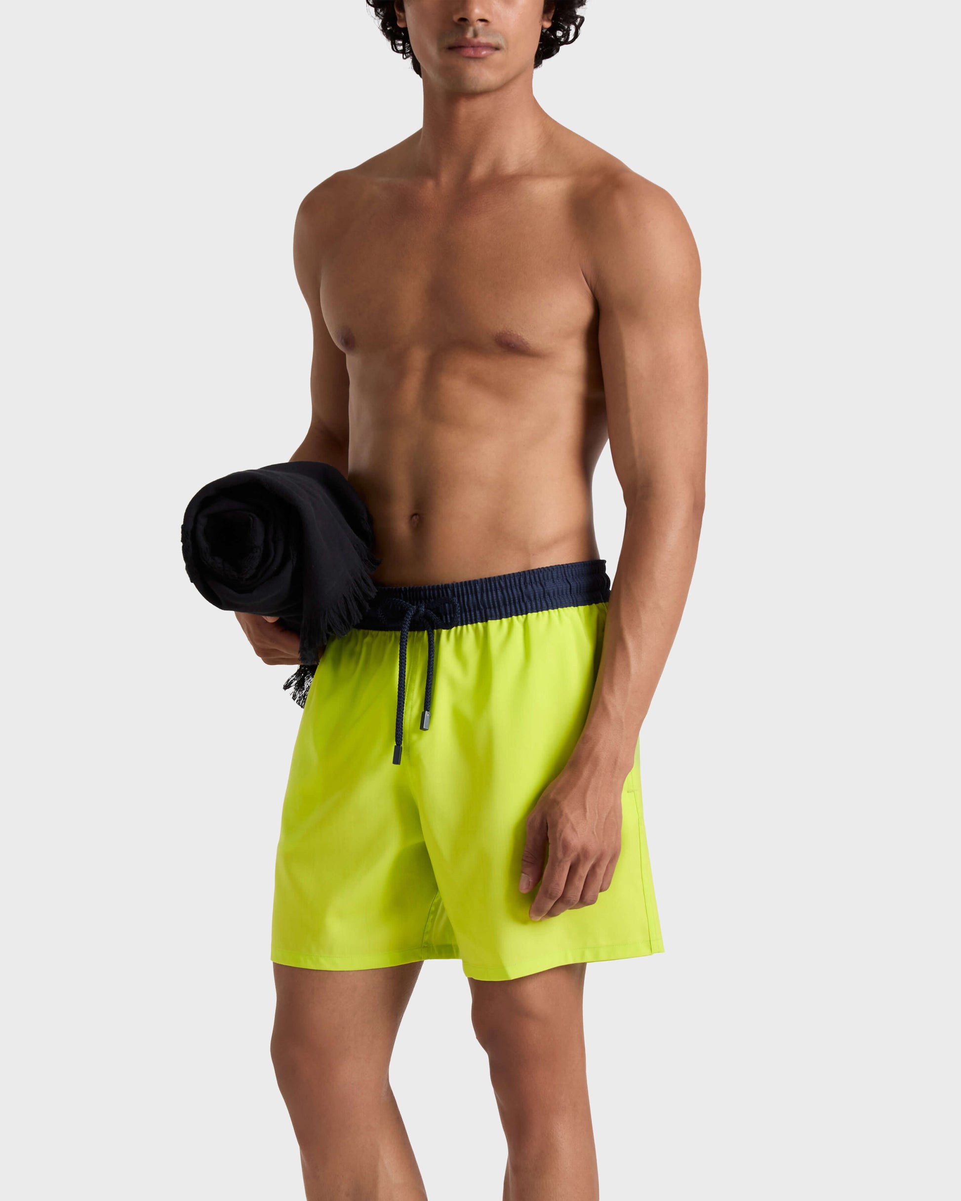 Vilebrequin Men Ultrafine Wool Swim Shorts Super 120'S