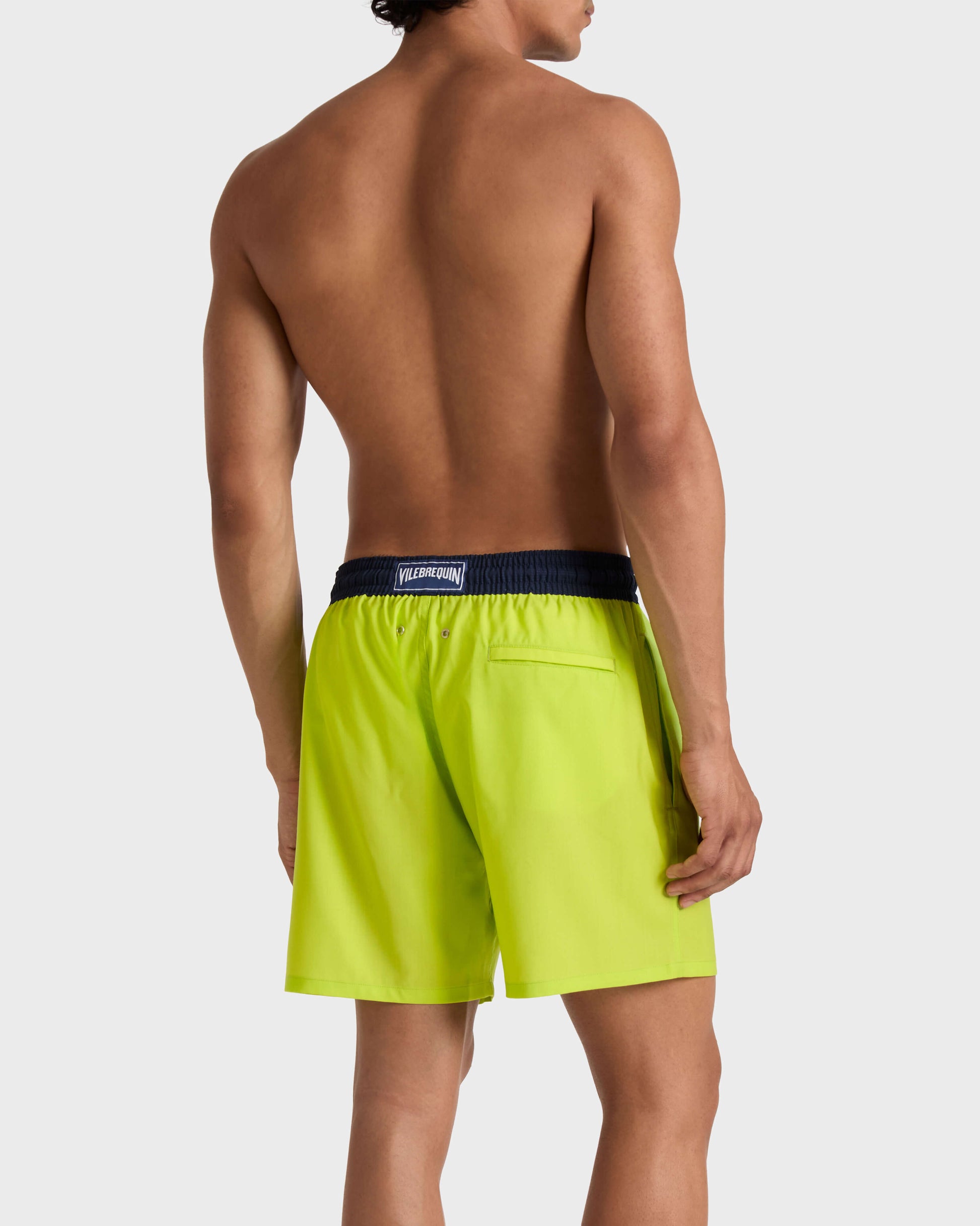Vilebrequin Men Ultrafine Wool Swim Shorts Super 120'S