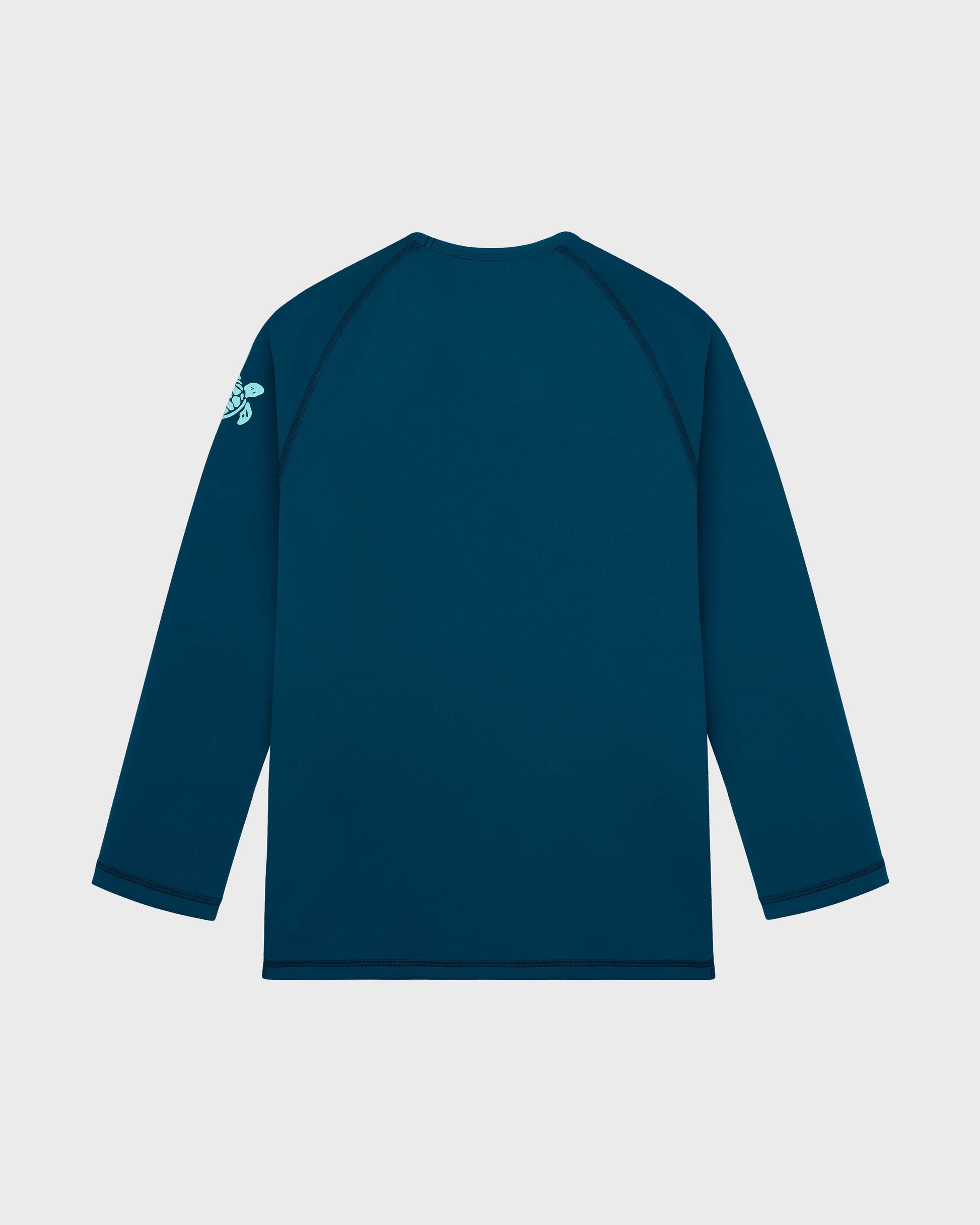 Vilebrequin Men Long Sleeves Rashguard Solid - Blue Peacock