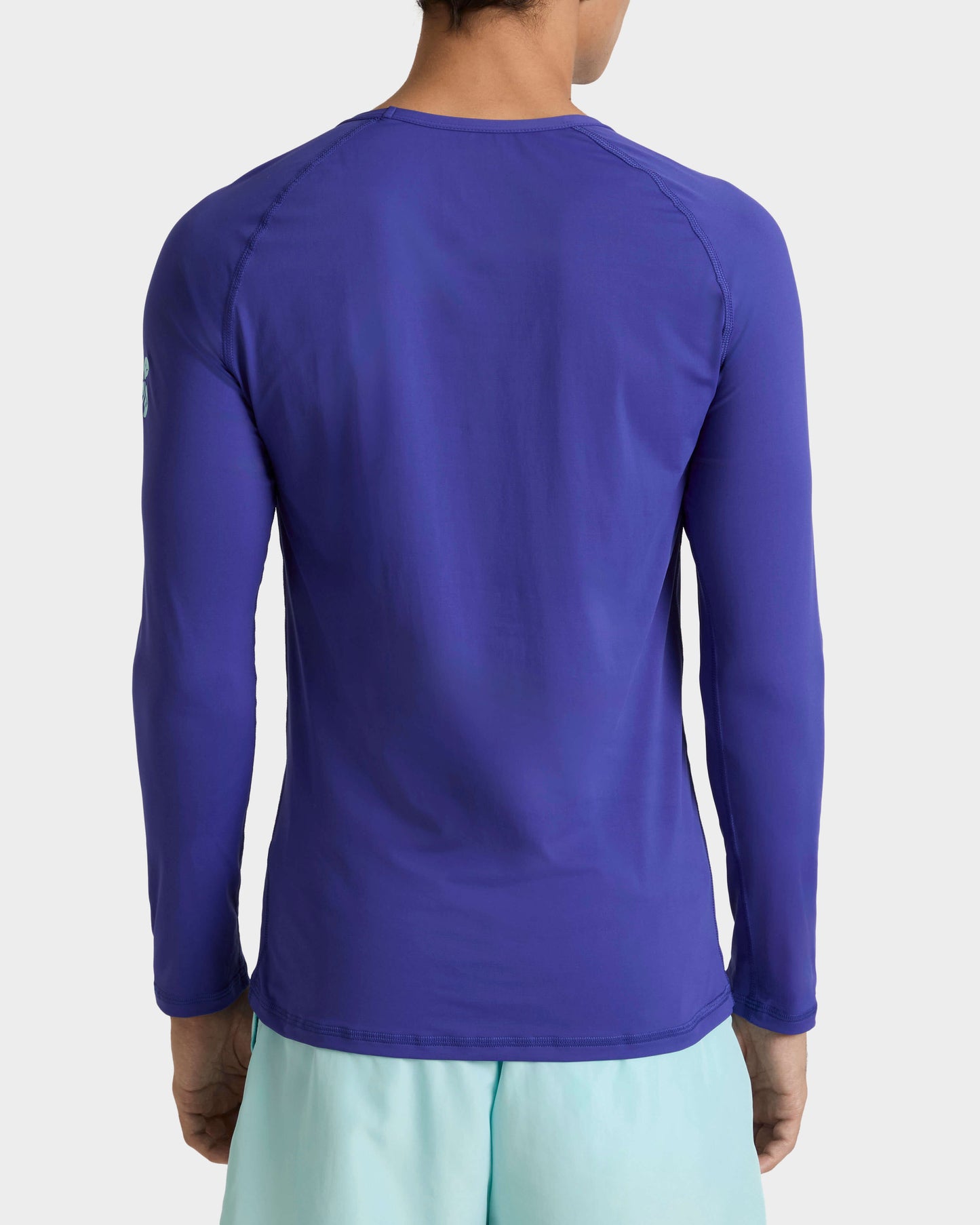 Vilebrequin Men UV Protection Long Sleeves Rashguard Turtle - Blue Versailles