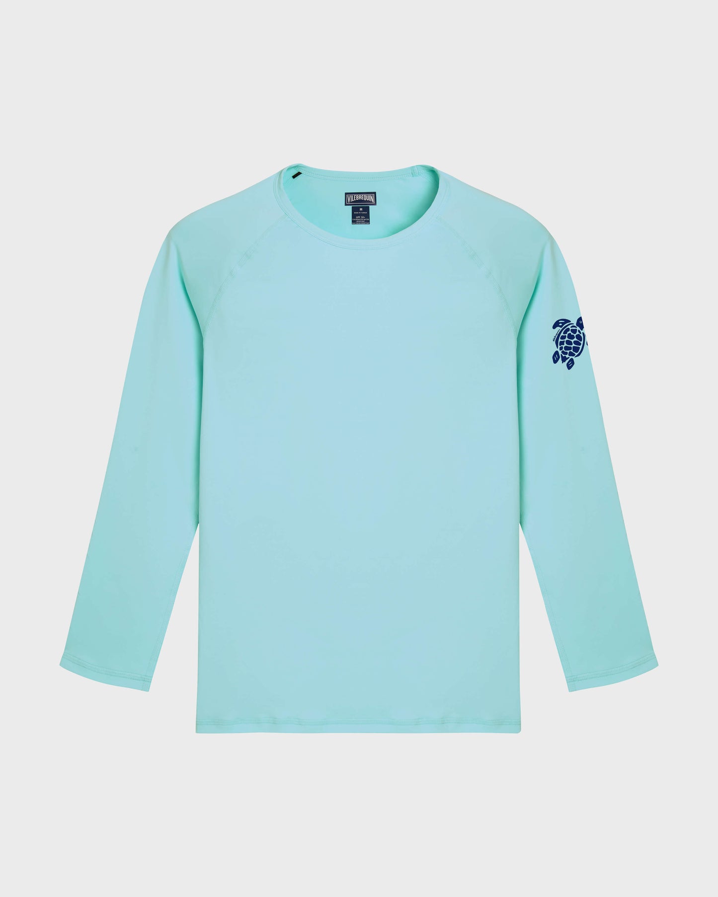 Vilebrequin Men UV Protection Long Sleeves Rashguard Turtle - Blue Oxygene