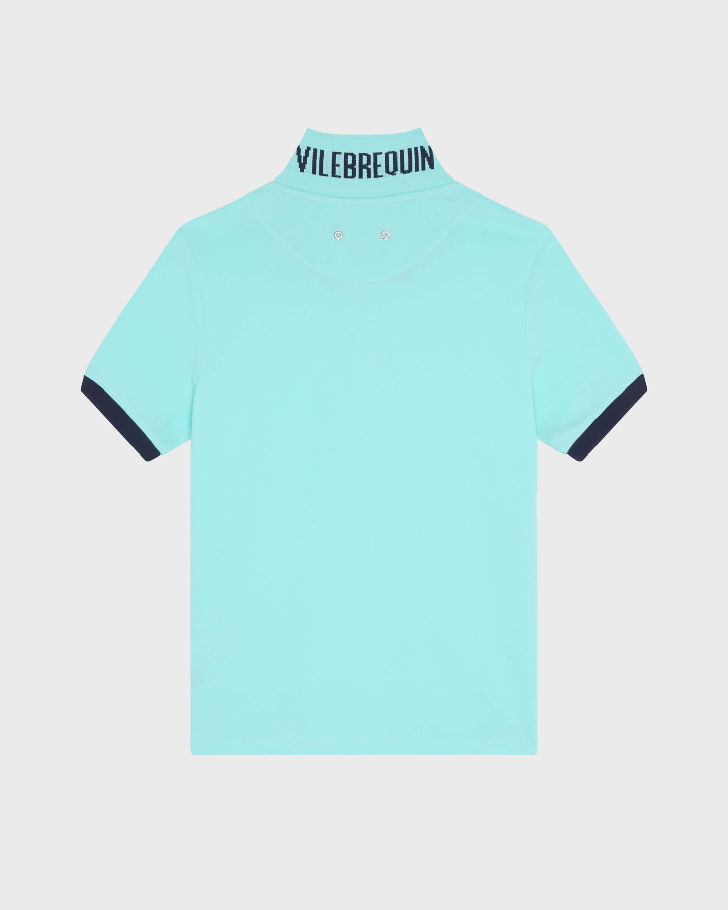 Vilebrequin Men Cotton Pique Polo Shirt Solid - Blue Oxygene