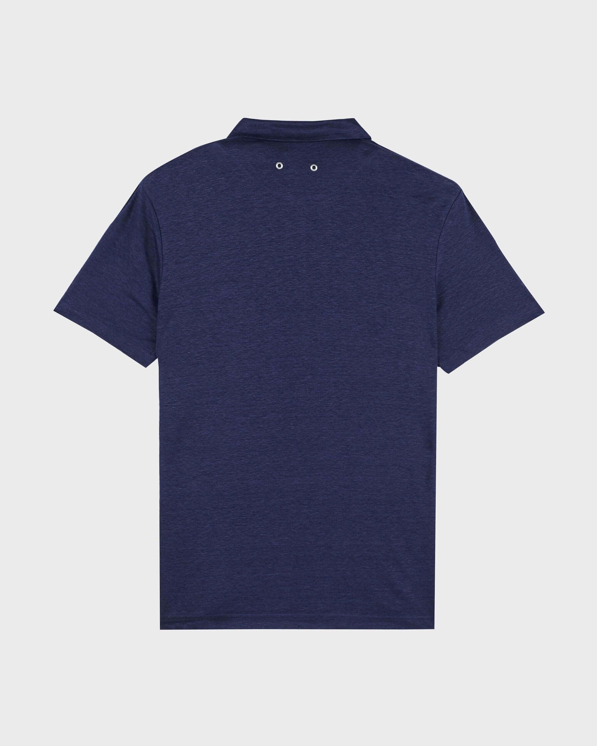Vilebrequin Men Linen Jersey Polo Shirt Solid | Site Vilebrequin | PYRE9O00