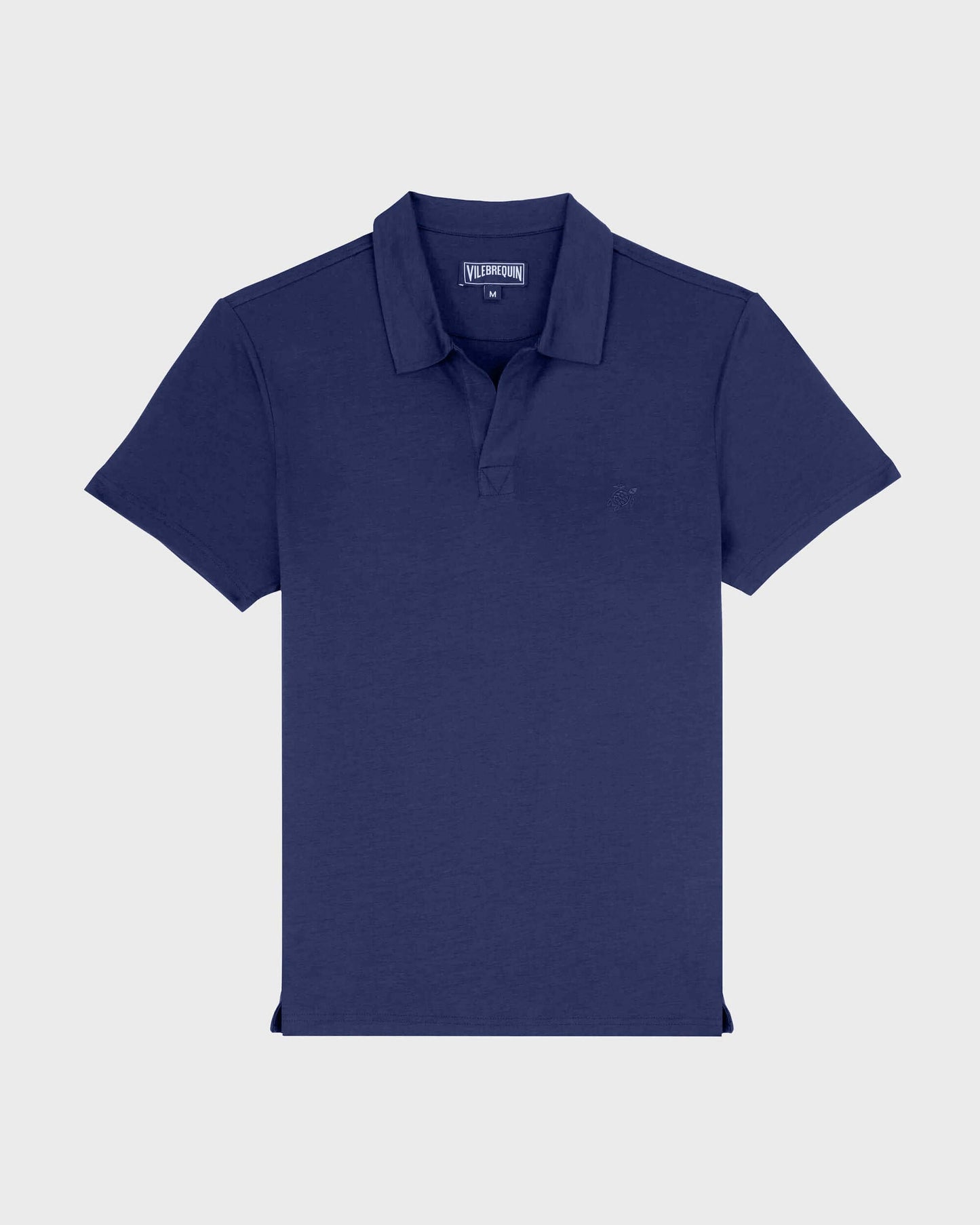 Vilebrequin Men Tencel Polo Shirt Solid | Site Vilebrequin | PRLH9R02