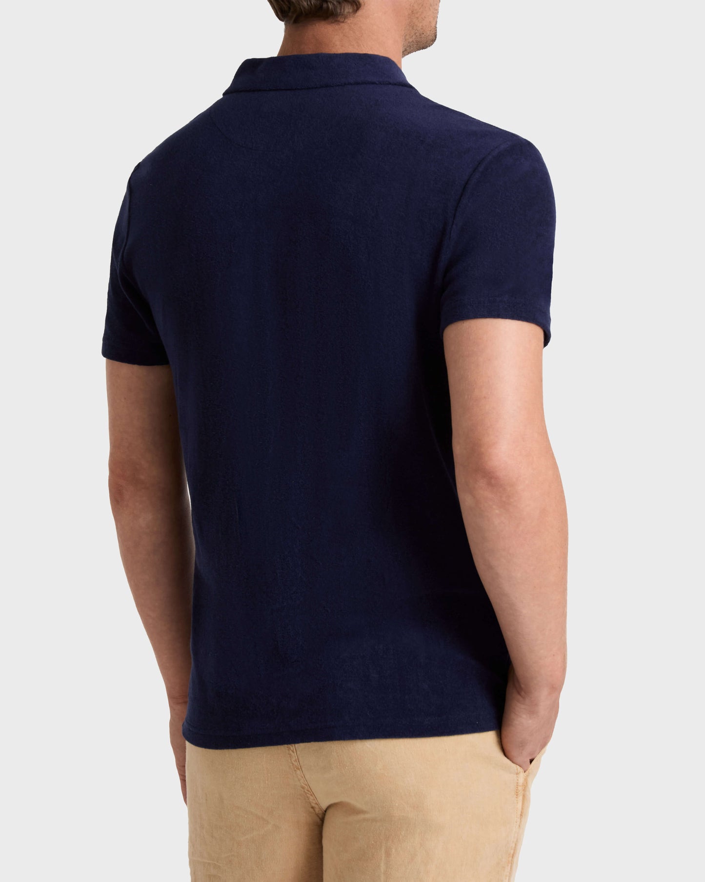 Vilebrequin Men Terry Polo Solid - Blue Navy Website | PHEC3Q00