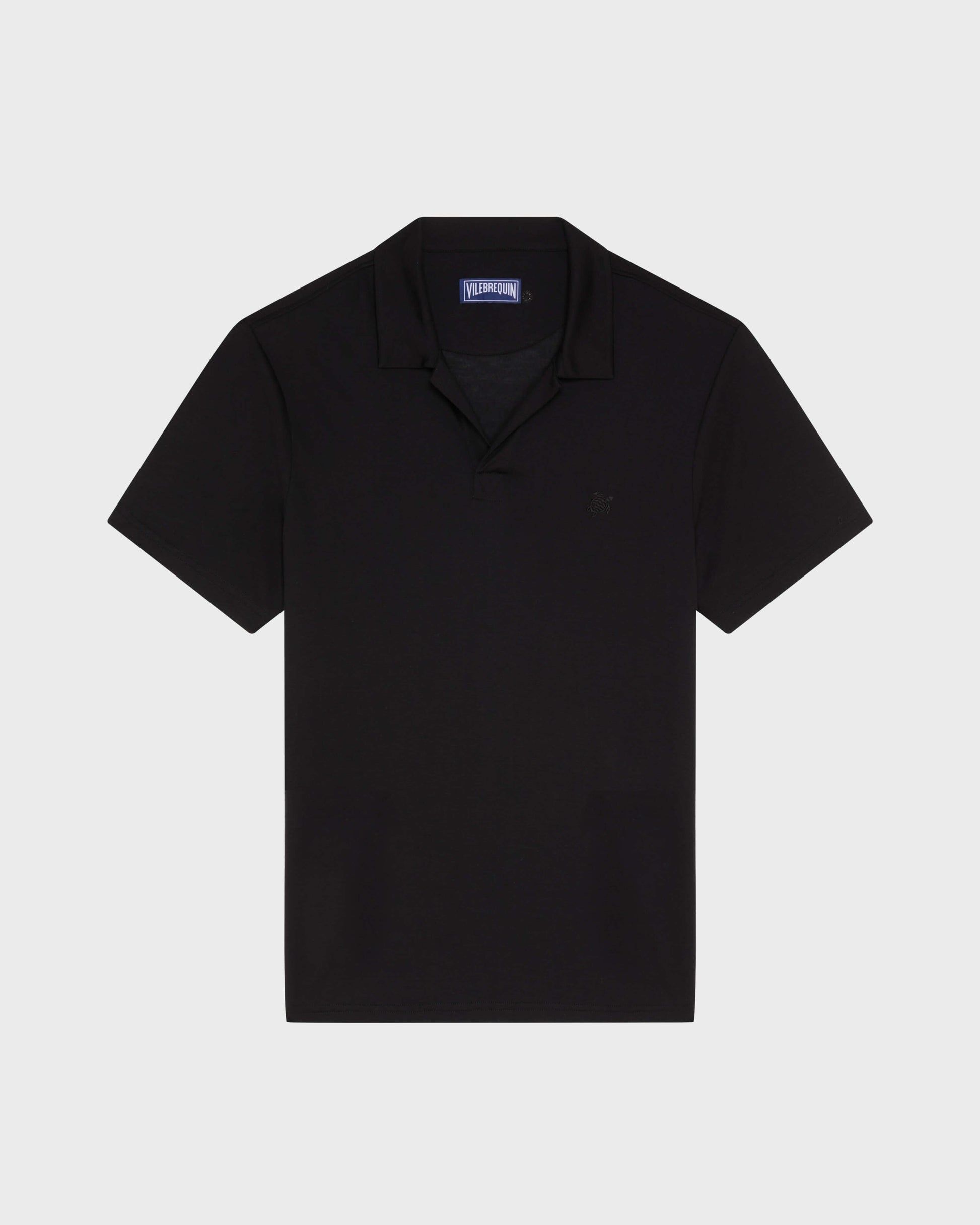 Vilebrequin Men Tencel Polo Shirt Solid | Site Vilebrequin | PRLH9R02