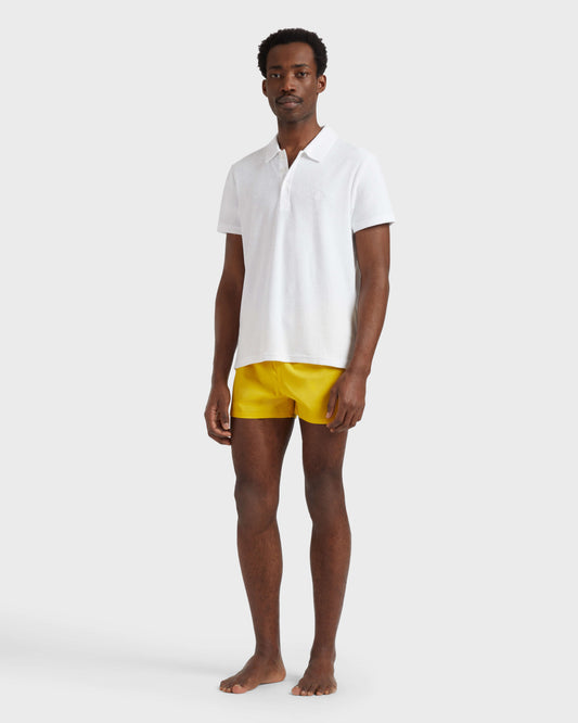 Vilebrequin Men Terry Polo Solid - White Website | PHEC3Q00