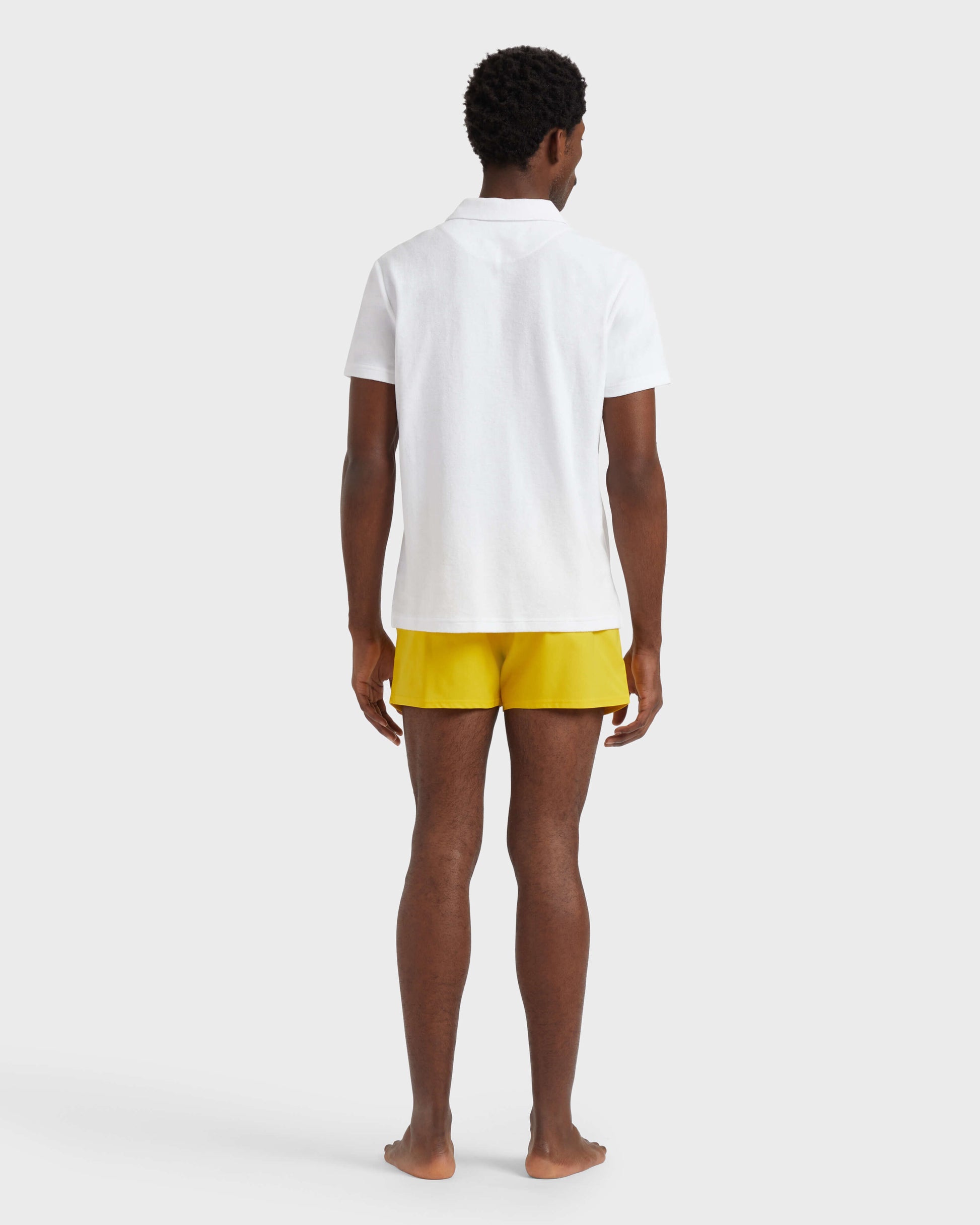 Vilebrequin Men Terry Polo Solid - White Website | PHEC3Q00