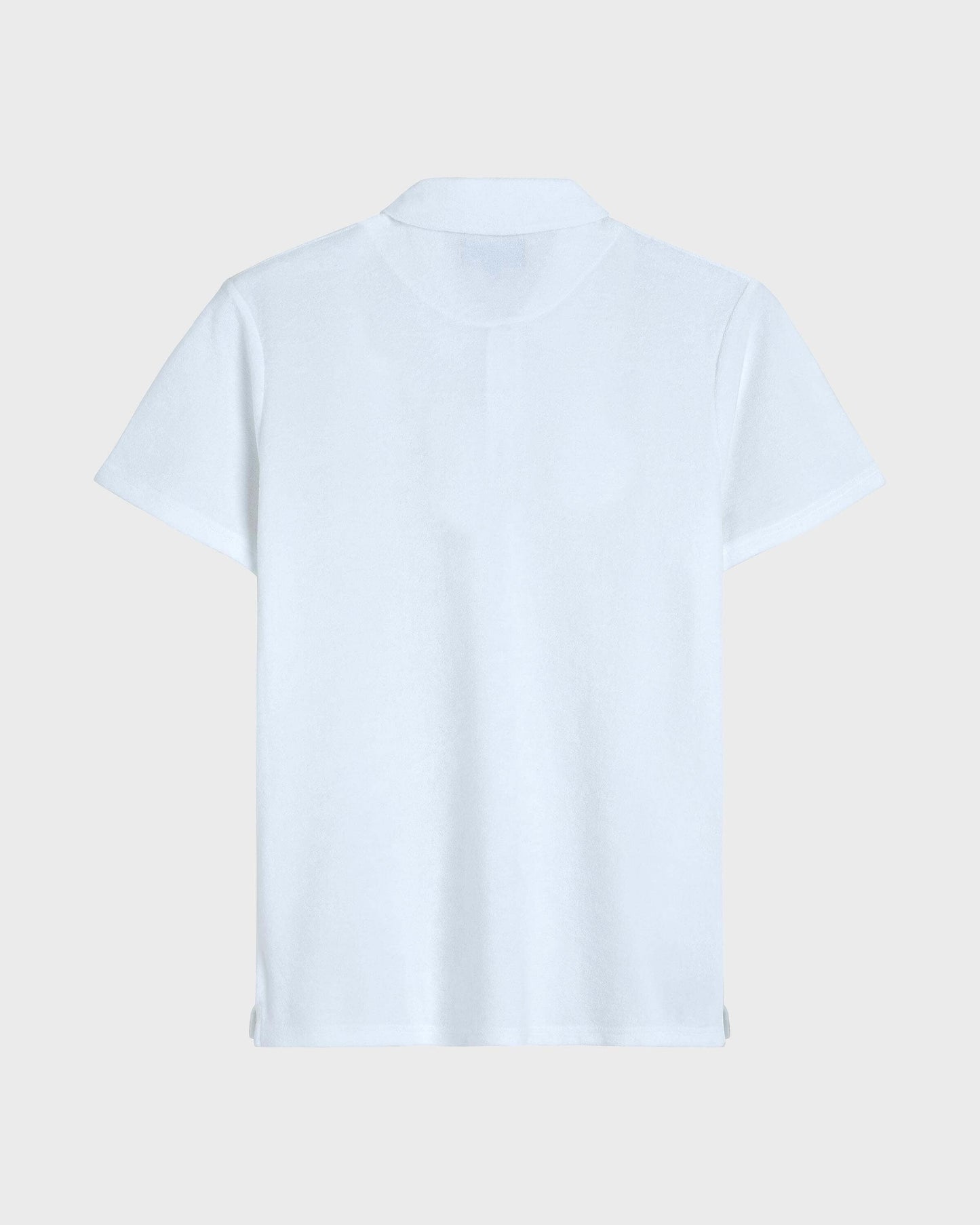 Vilebrequin Men Terry Polo Solid - White Website | PHEC3Q00