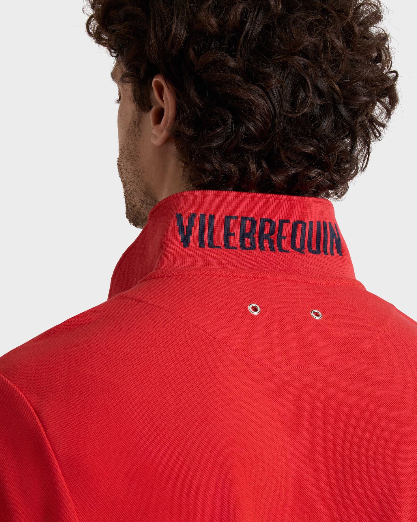 Vilebrequin Men Cotton Pique Polo Shirt Solid - Red Dalia