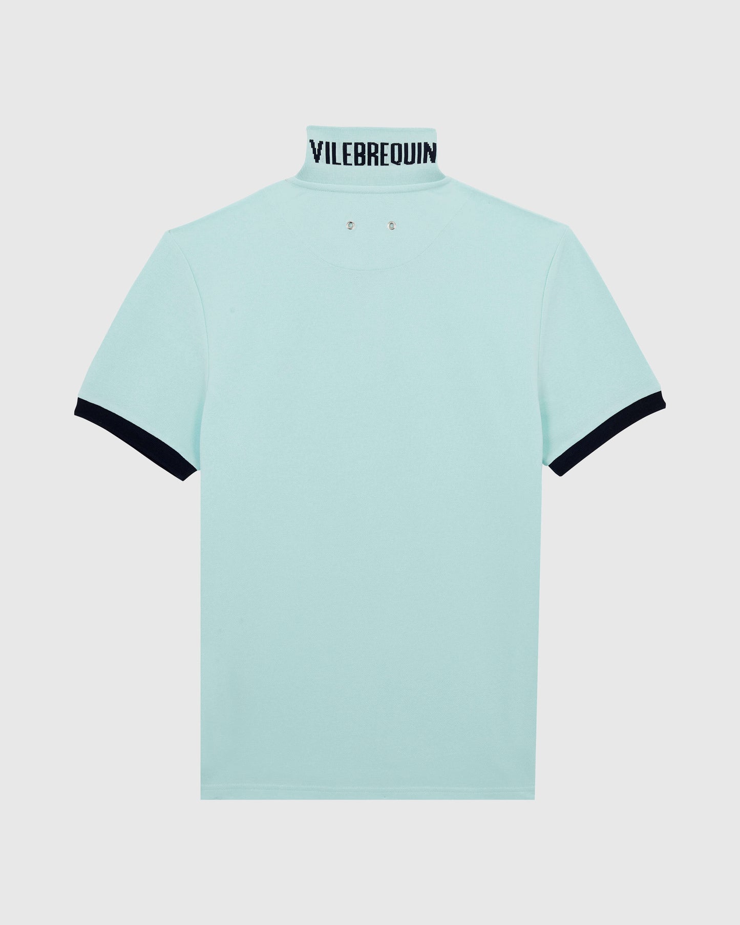 Vilebrequin Men Cotton Pique Polo Shirt Solid - Blue Pacific