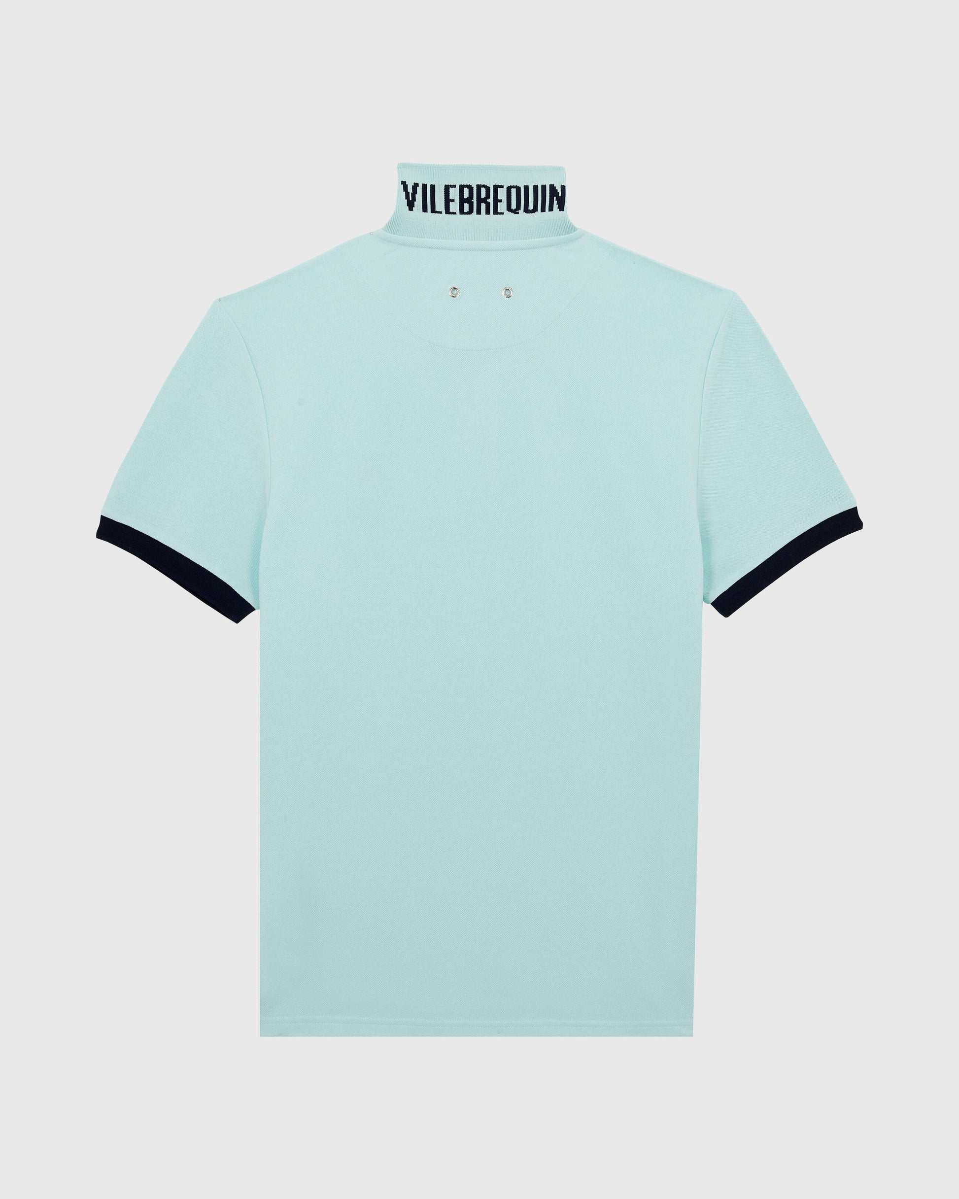 Vilebrequin Men Cotton Pique Polo Shirt Solid - Blue Pacific