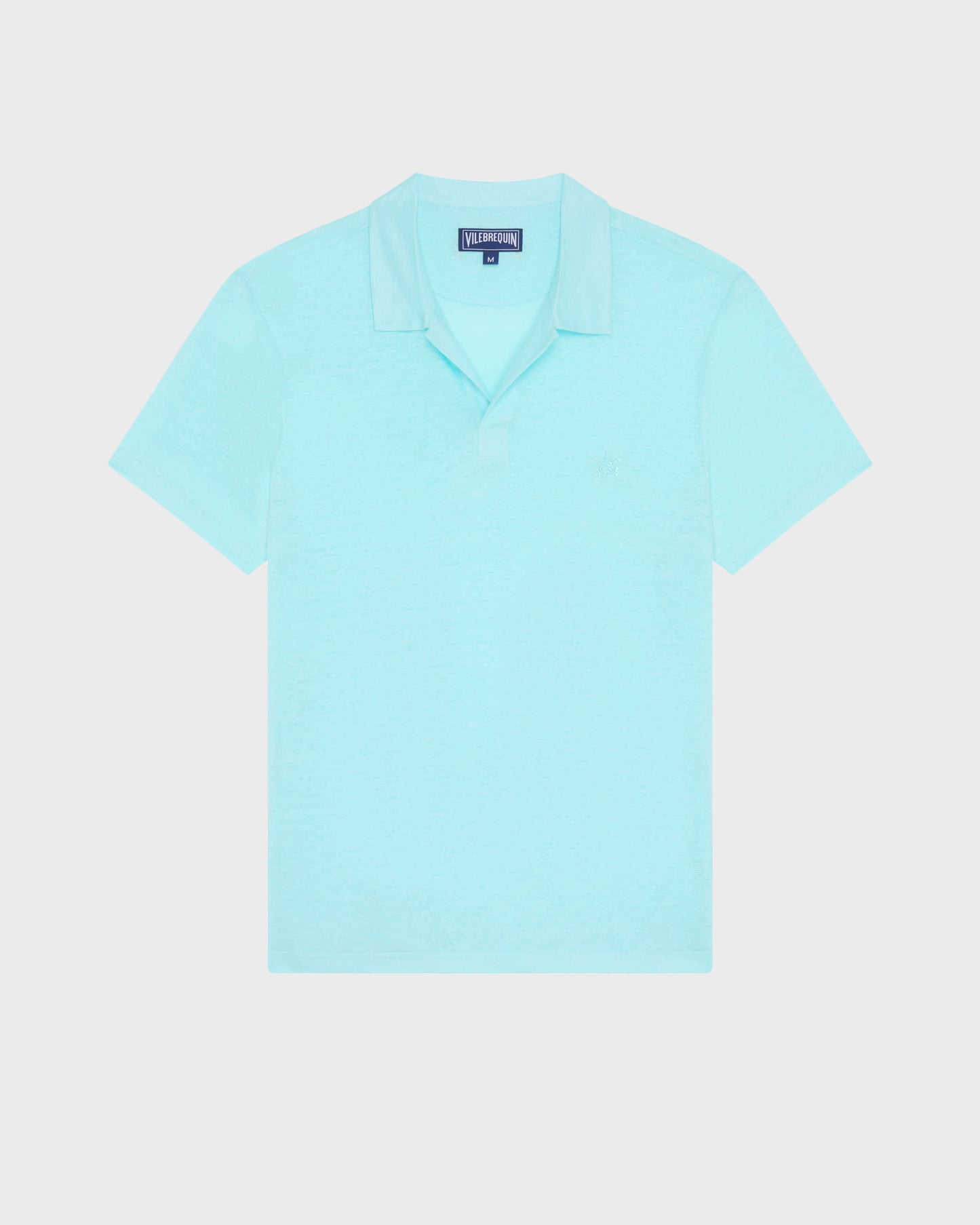 Vilebrequin Men Linen Jersey Polo Shirt Solid | Site Vilebrequin | PYRE9O00