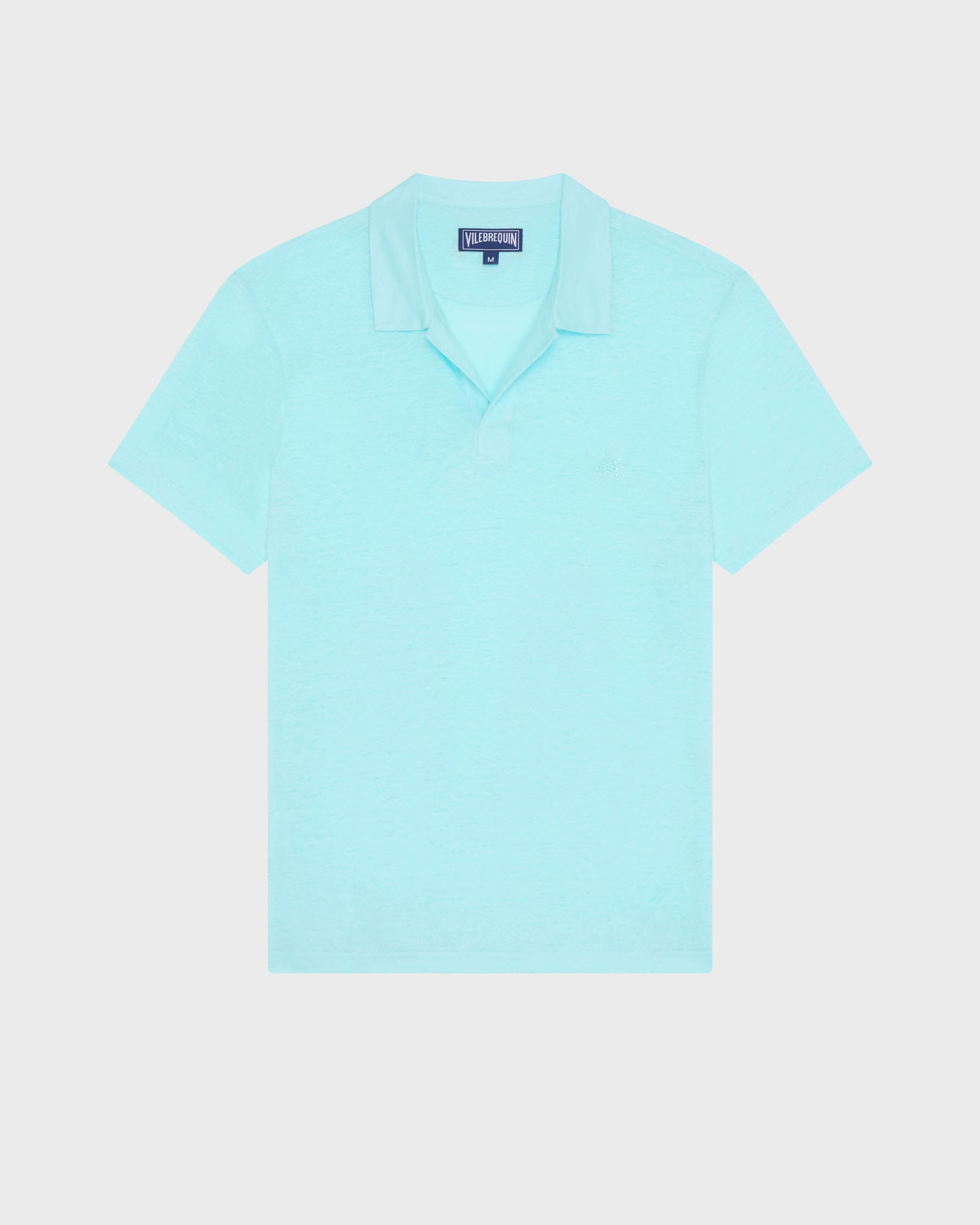 Vilebrequin Men Linen Jersey Polo Shirt Solid | Site Vilebrequin | PYRE9O00
