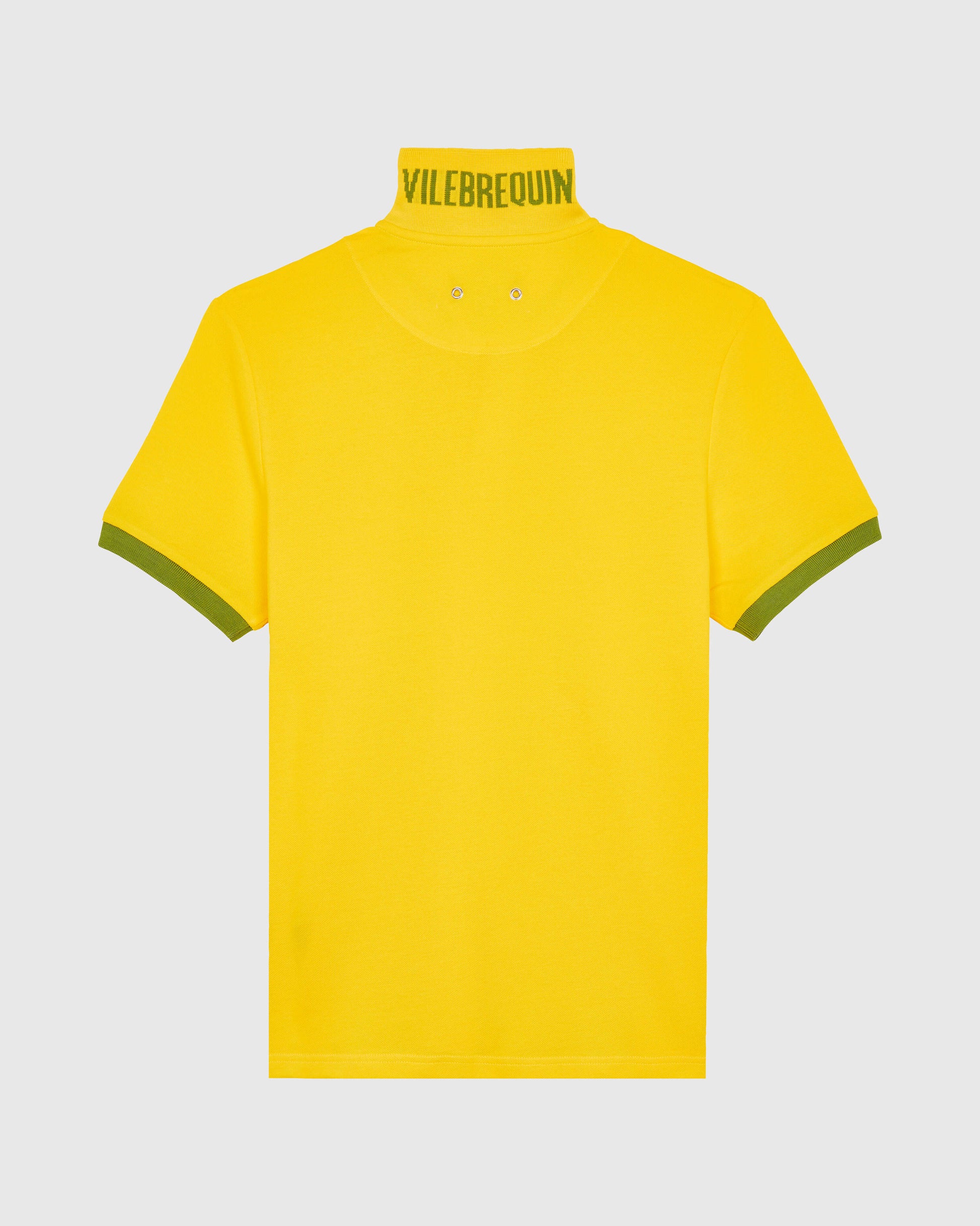 Vilebrequin Men Cotton Pique Polo Shirt Solid - Yellow Sun