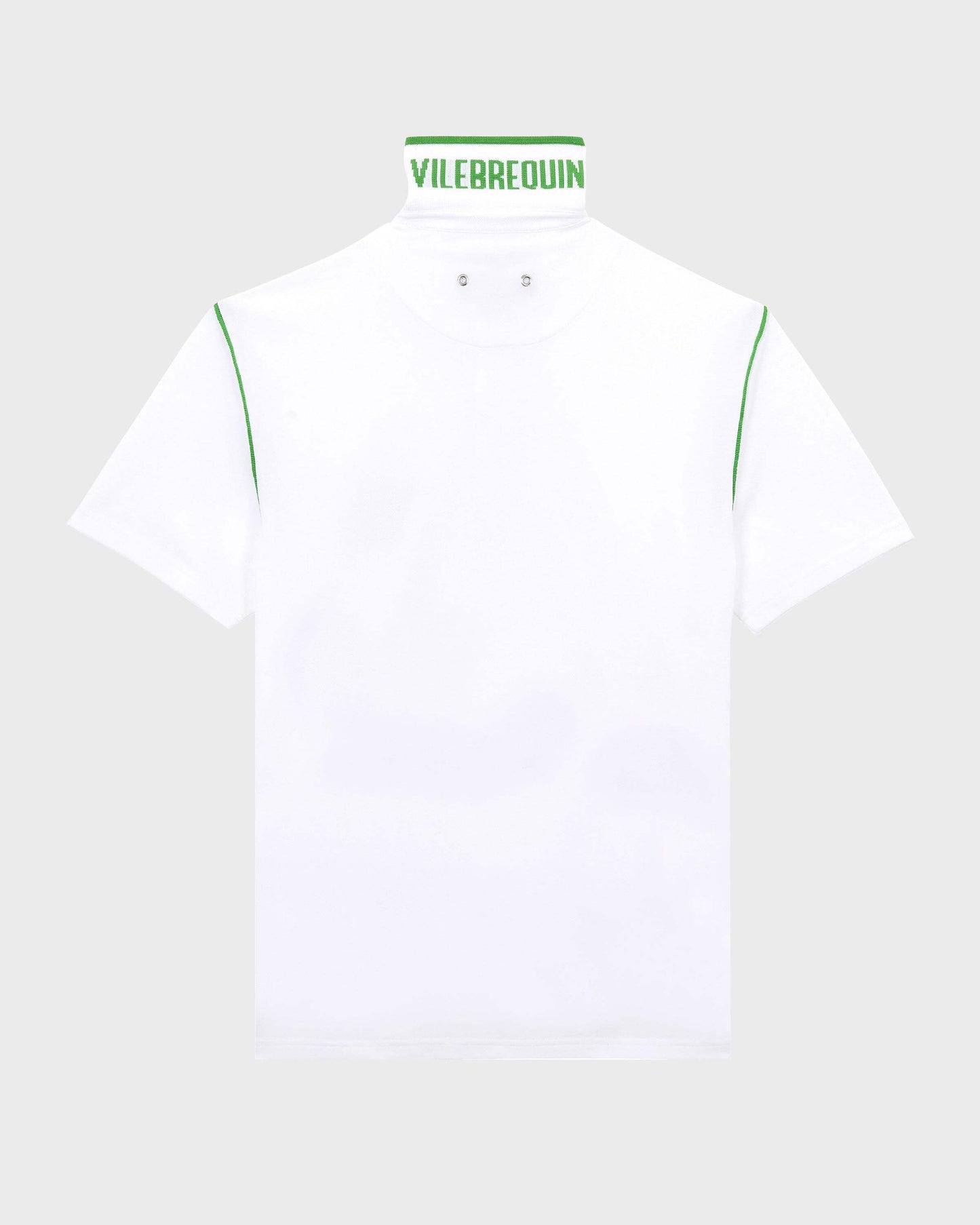 Vilebrequin Men Pique Cotton Polo VBQ Line - White