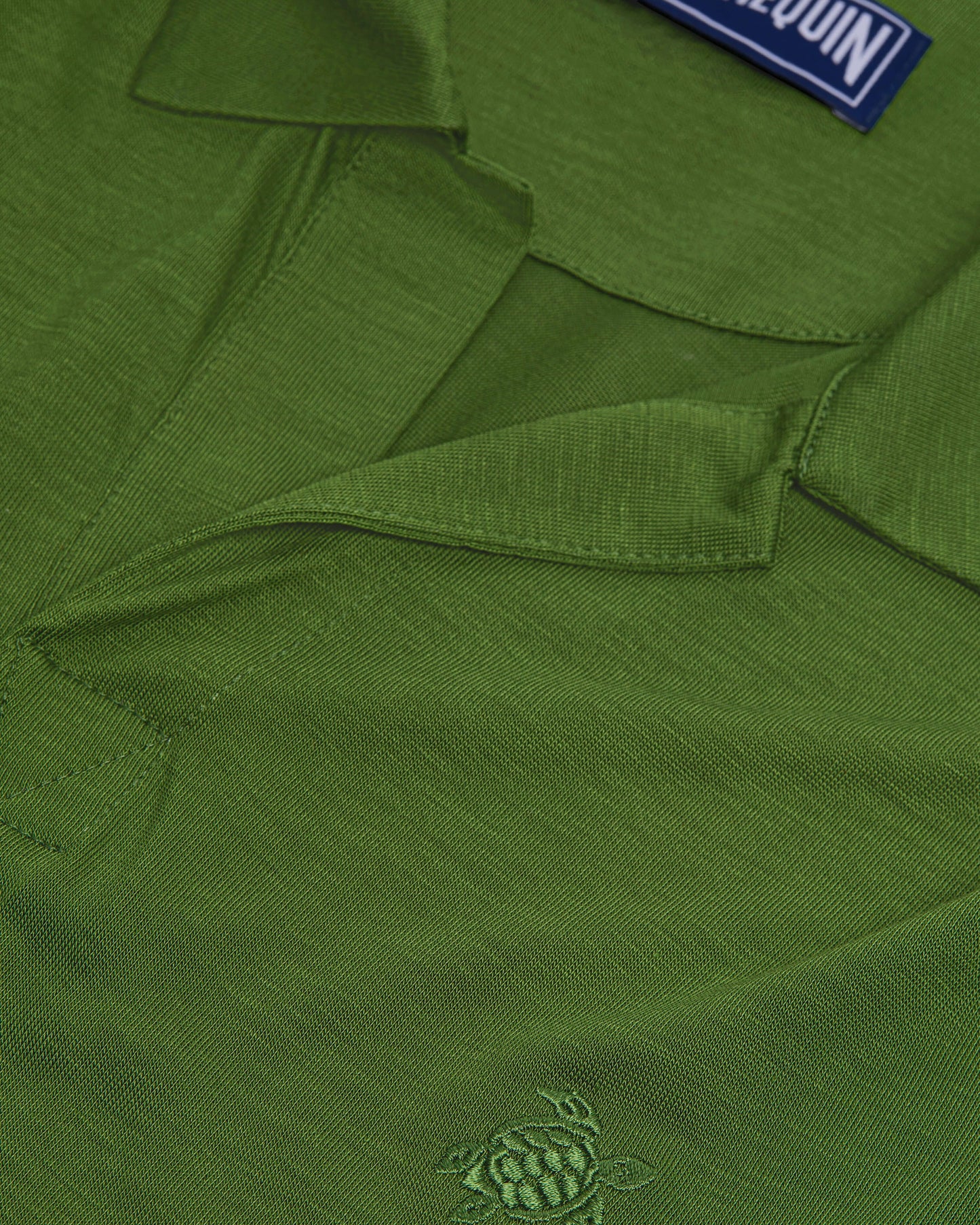 Vilebrequin Men Tencel Polo Shirt Solid | Site Vilebrequin | PRLH9R02
