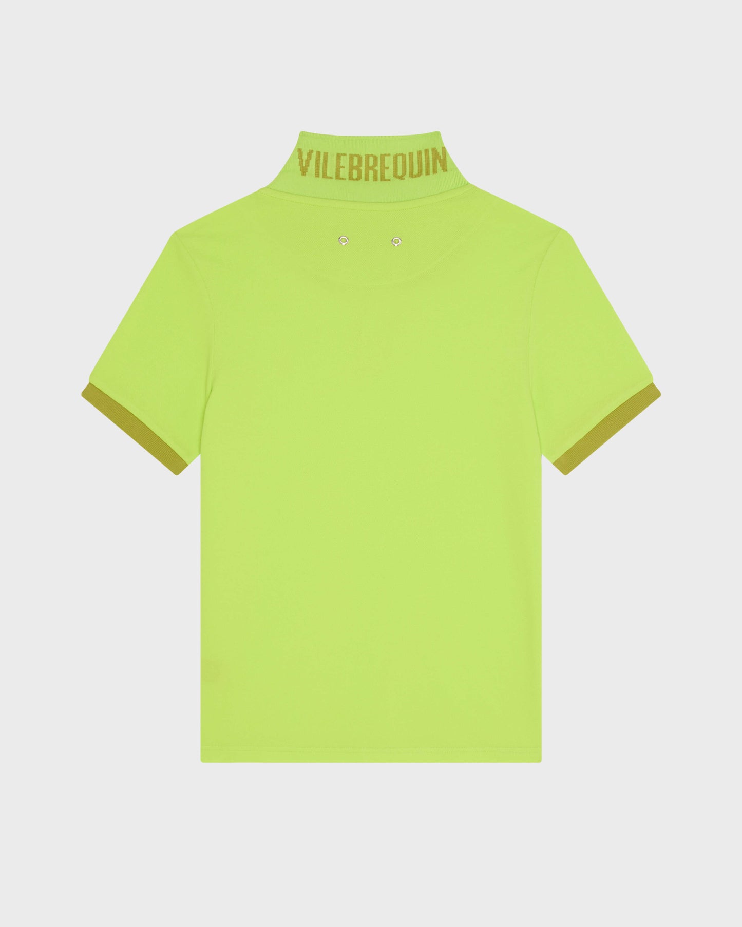 Vilebrequin Men Cotton Pique Polo Shirt Solid - Green Acide